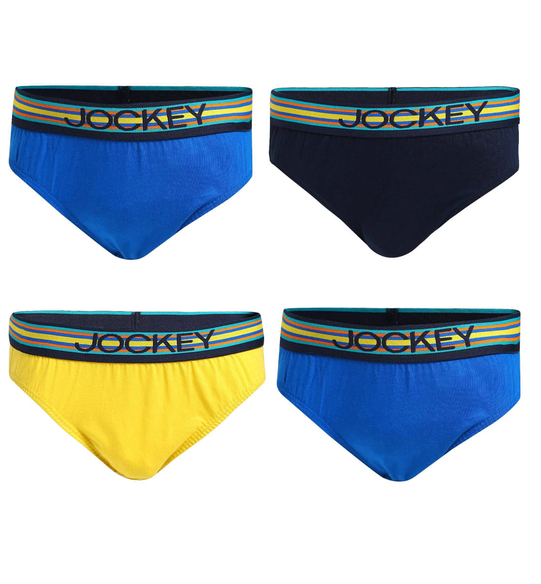     			Jockey Pack of 4 Boys Cotton Briefs ( Multicolor )