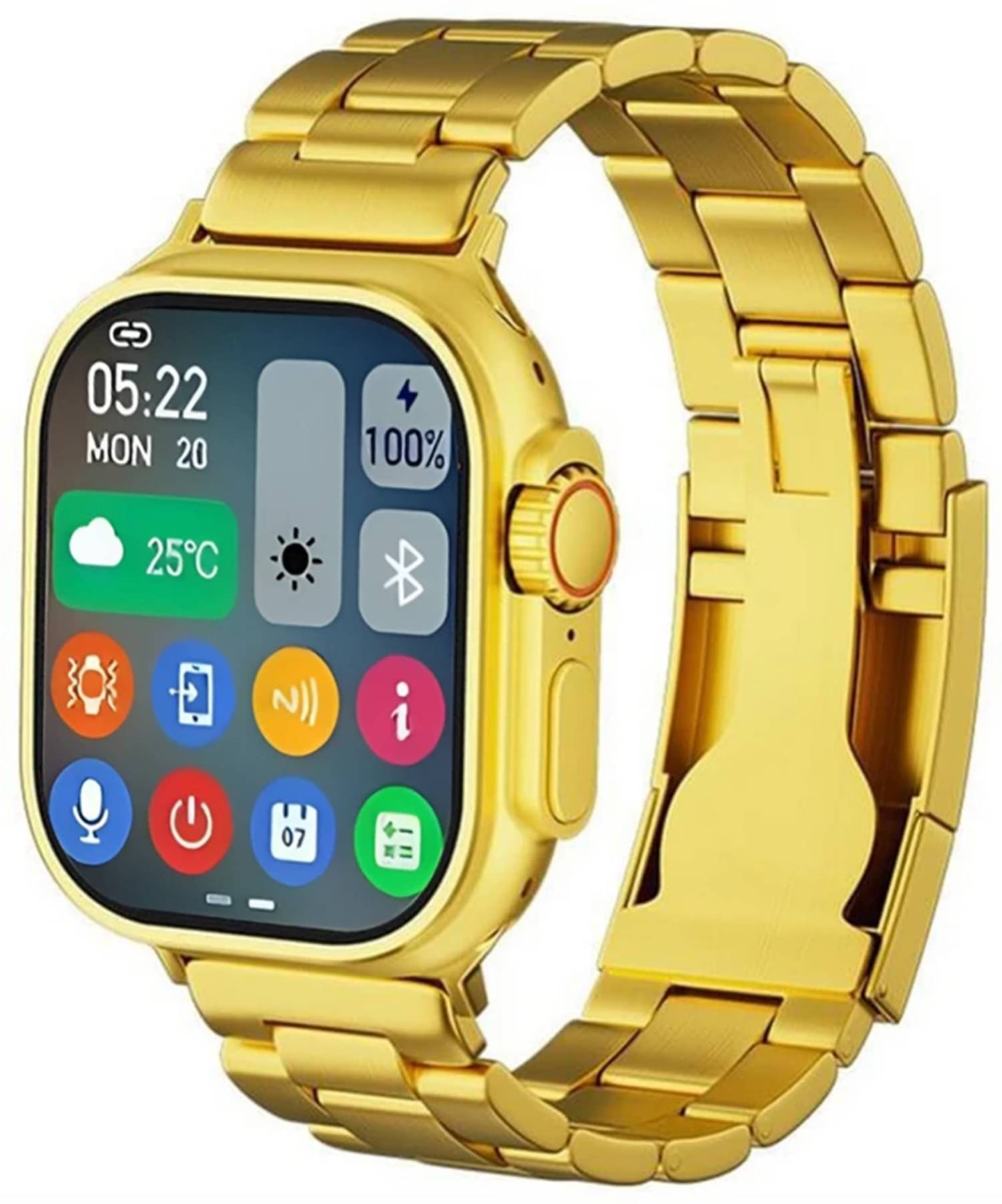     			Life Like Ultra Max Smart Watch 24k Gold 2.01 Inch HD Smartwatch Smart Watch | Sleep Monitor | Distance Tracker | Calendaring | Sedentary Reminder | Text Messaging | Pedometer | Calorie Tracker | Heart Rate Monitor Smartwatch