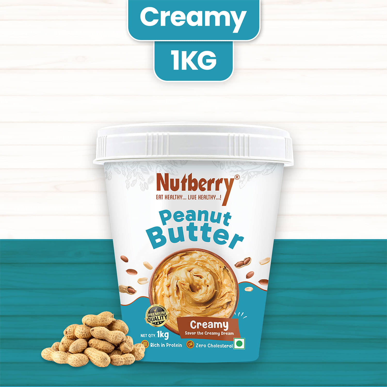 Nutberry 1 kg Creamy Nut Butter ( Pack of 1 ) Nutberry 1 kg Creamy Nut Butter ( Pack of 1 )