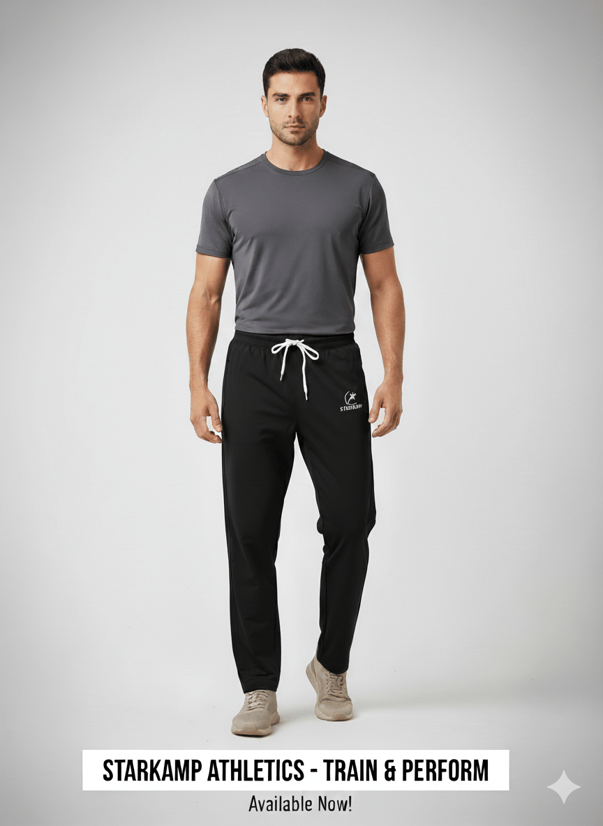     			STAR KAMP Black Lycra Men's Trackpants ( Pack of 1 )