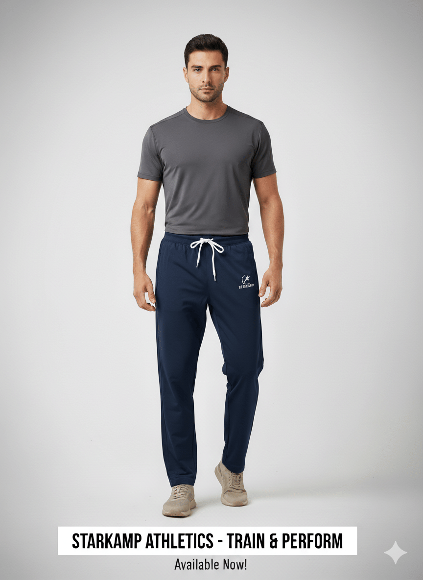     			STAR KAMP Navy Lycra Men's Trackpants ( Pack of 1 )