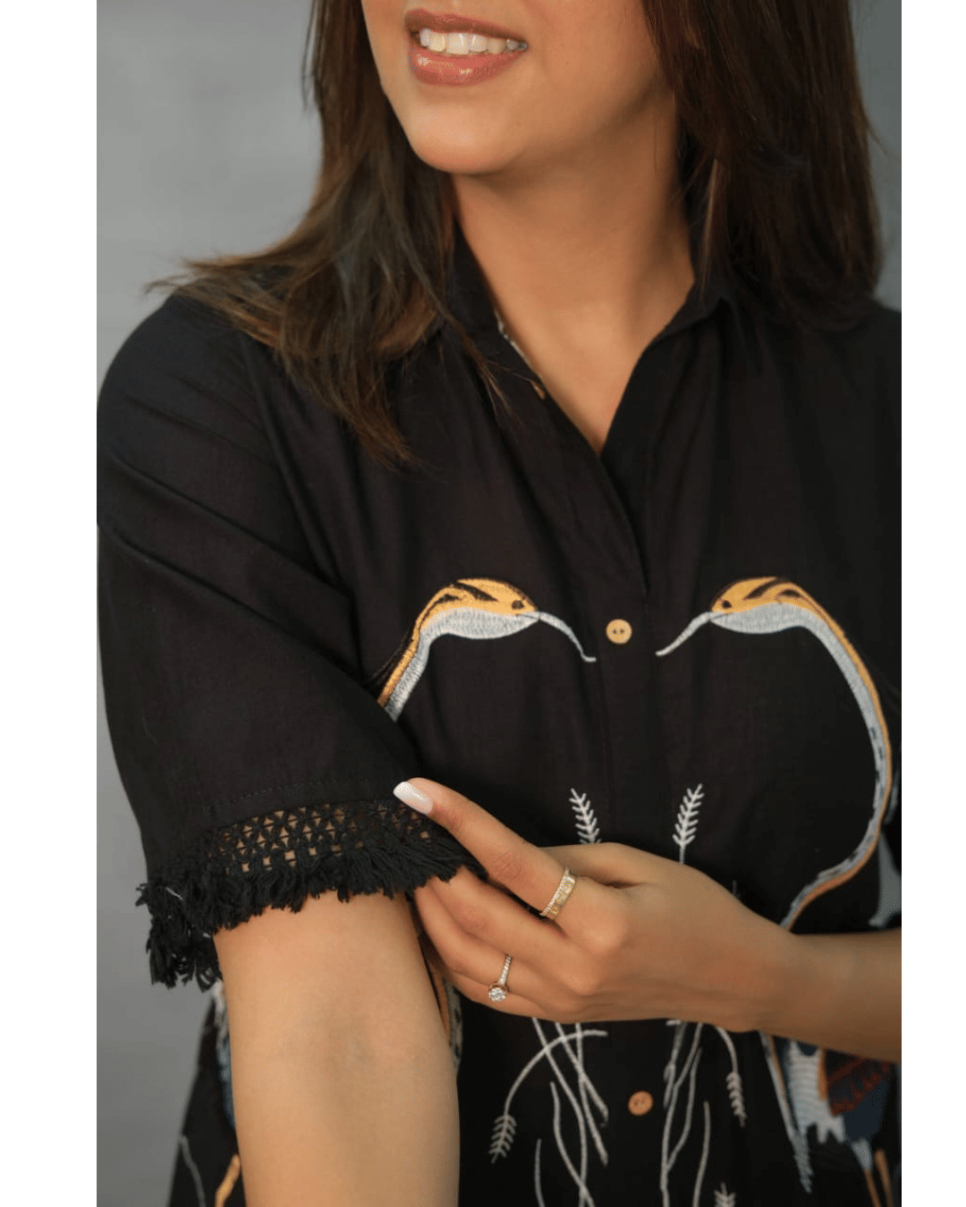     			Sanvik Style Black Fabric Combos