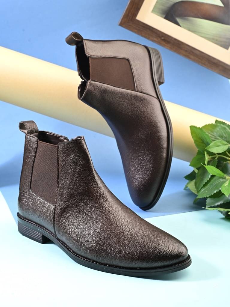     			Sir Corbett Brown Men's Chelsea Boots