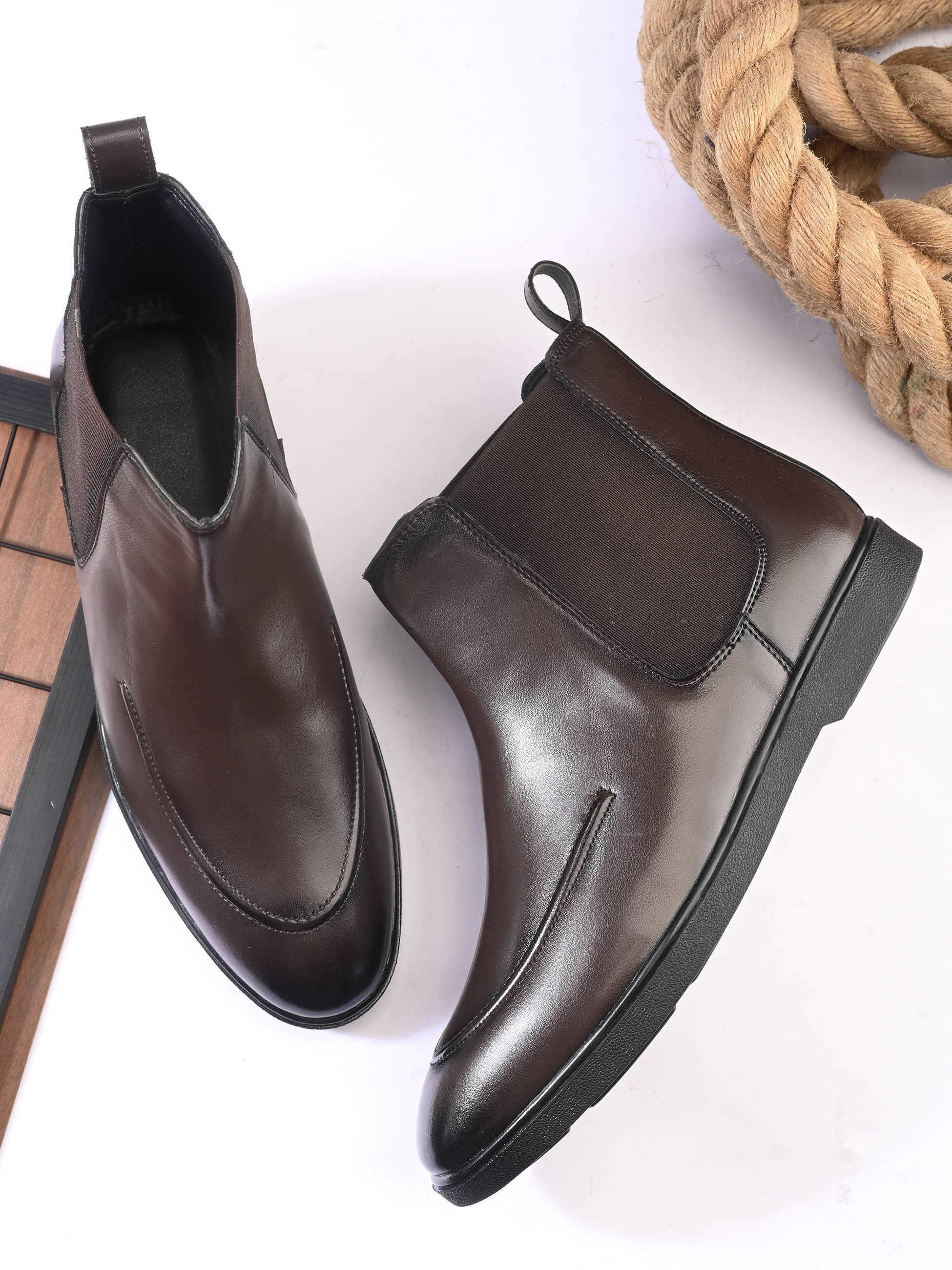 Sir Corbett Brown Men's Chelsea Boots Sir Corbett Brown Men's Chelsea Boots
