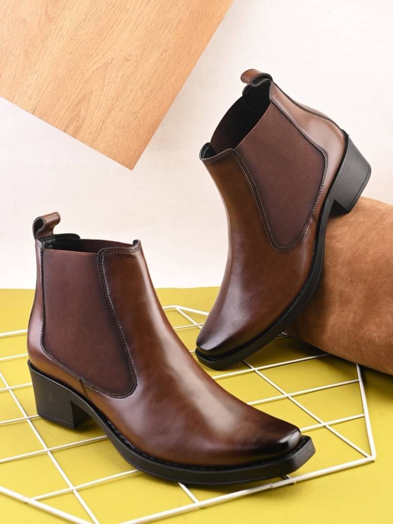     			Sir Corbett Brown Men's Chelsea Boots