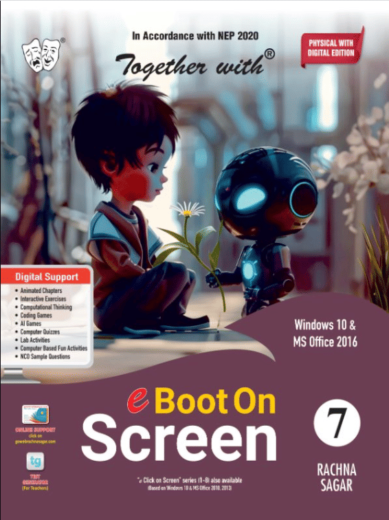     			TOGATHER WITH e BOOT ON SCREEN CLASS 7