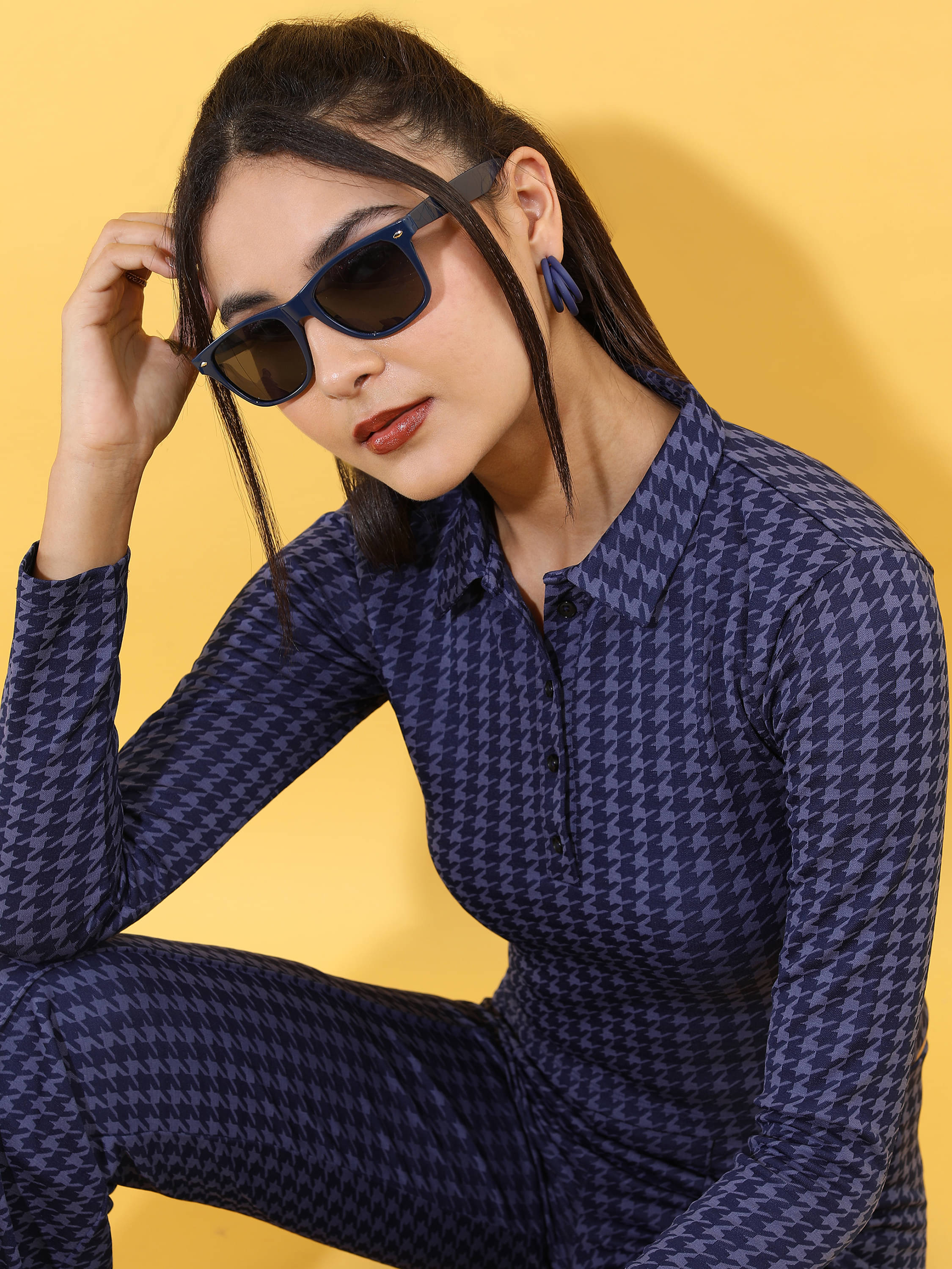     			Tokyo Talkies Women's Polyester Regular Top ( Multicolor )