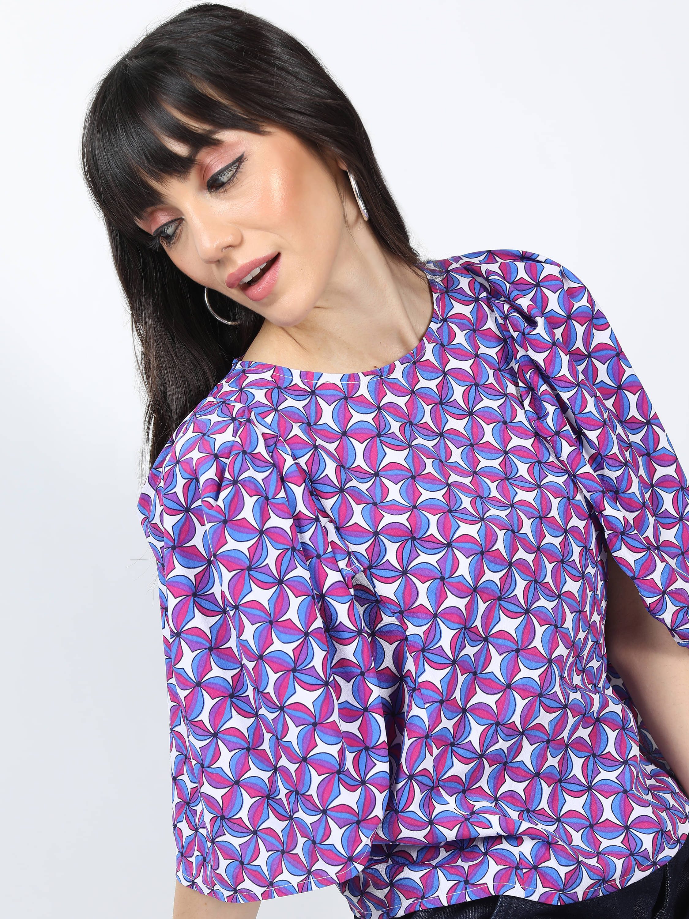     			Tokyo Talkies Women's Polyester Regular Top ( Multicolor )