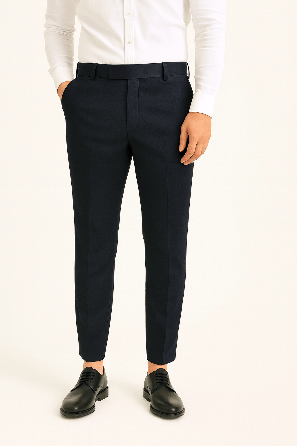     			VALENOR Slim Men's Formal Trouser - Navy Blue ( Pack of 1 )