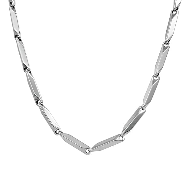     			draky jewels Silver Plated Stainless Steel Chain ( Pack of 1 )