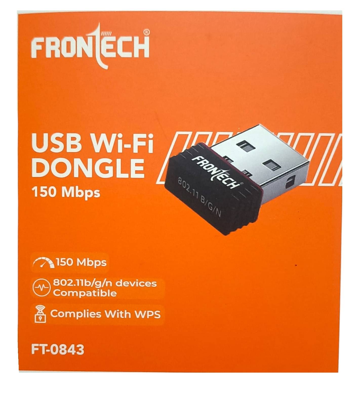     			fronttech 1 port USB Connector 150 Mbps, 802.11b/g/n,WPS