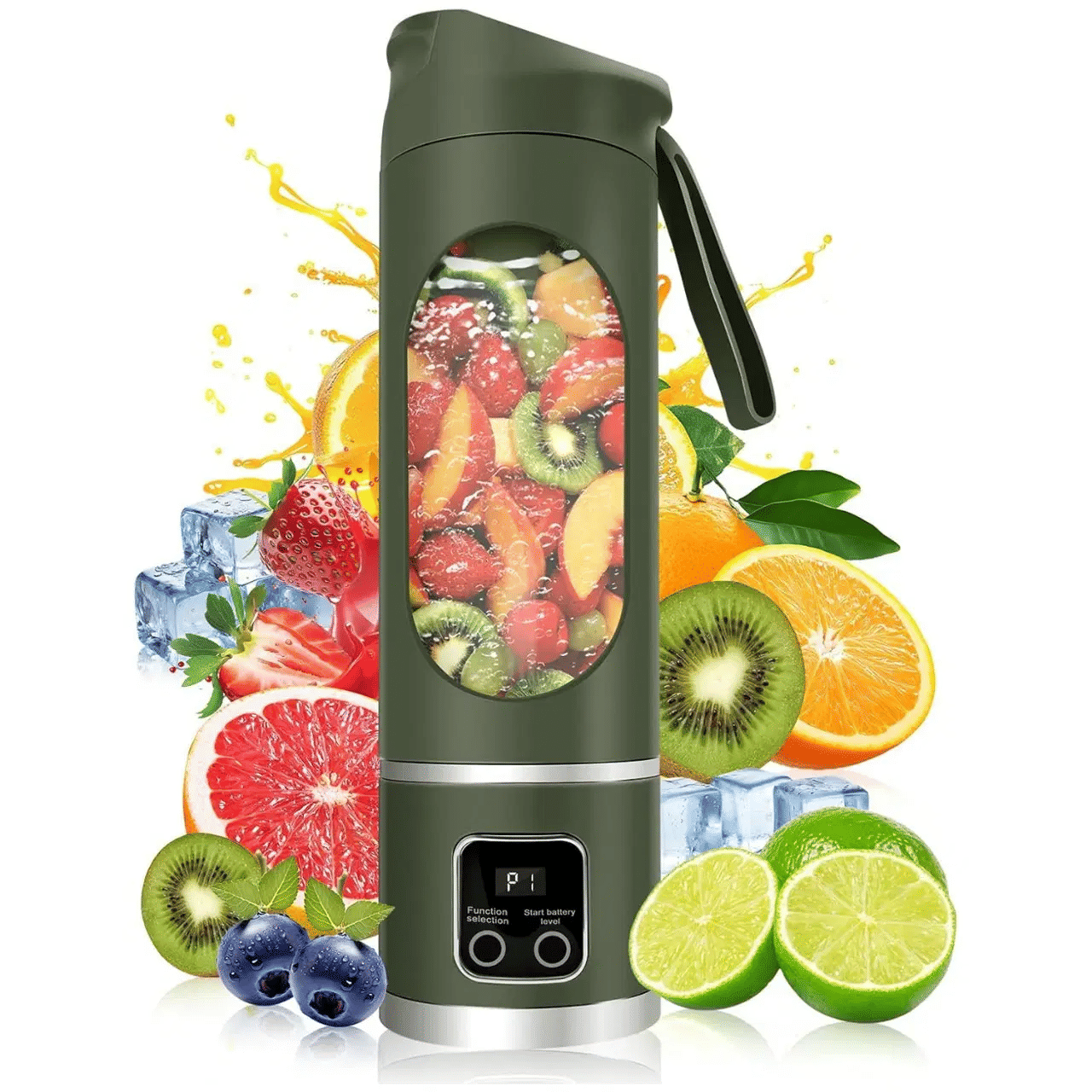     			sakimo Green 12 Blade Juicer 100 Hand Blender Electric Whisker