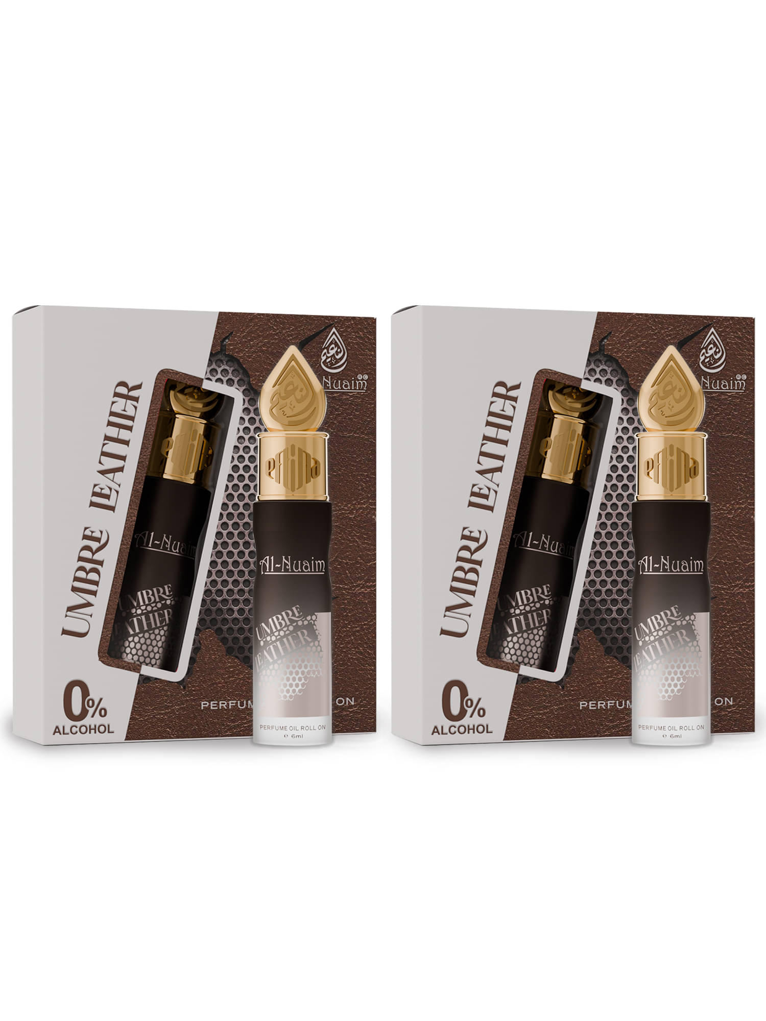     			Al-Nuaim Oud Non- Alcoholic Miniature Attar ( Pack of 2 )