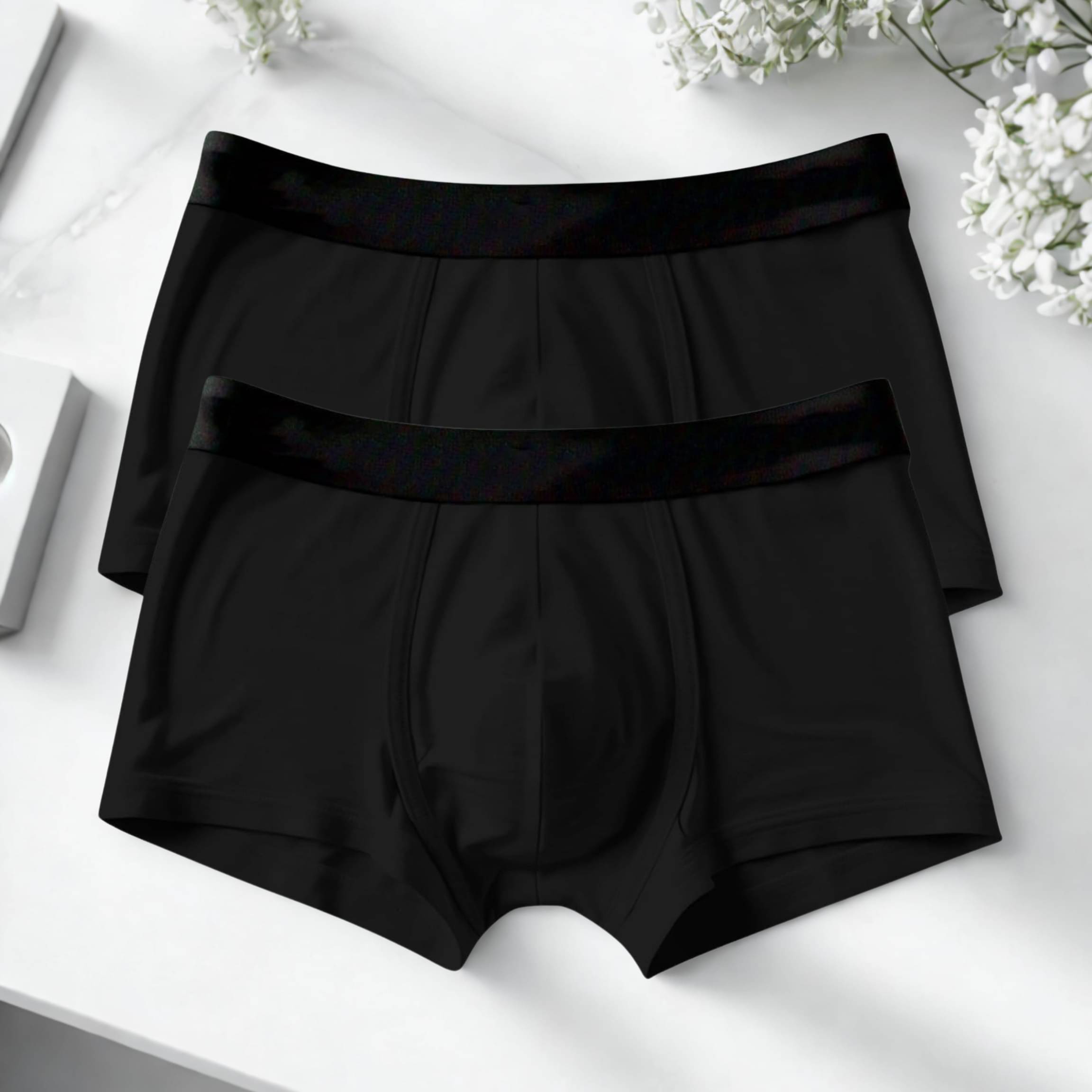     			Albatross in Highsky Pack of 2 Cotton Blend Trunks For Men's ( Black )
