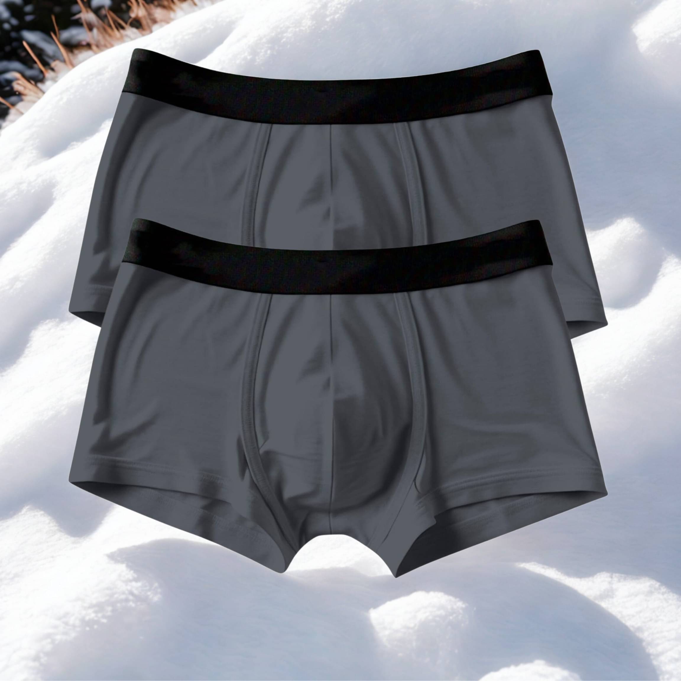 Albatross in Highsky Pack of 2 Cotton Blend Trunks For Men's ( Grey ) Albatross in Highsky Pack of 2 Cotton Blend Trunks For Men's ( Grey )