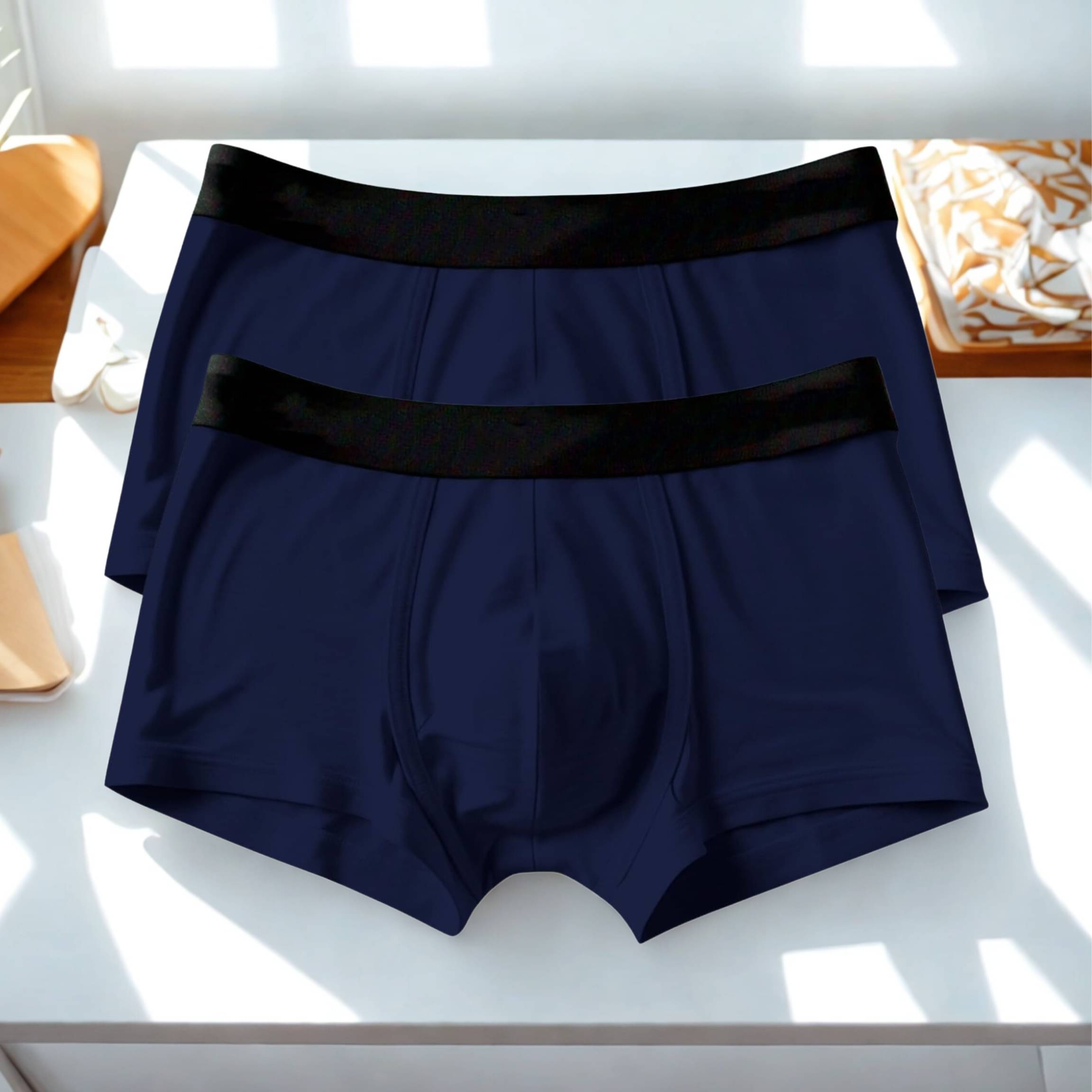     			Albatross in Highsky Pack of 2 Cotton Blend Trunks For Men's ( Blue )