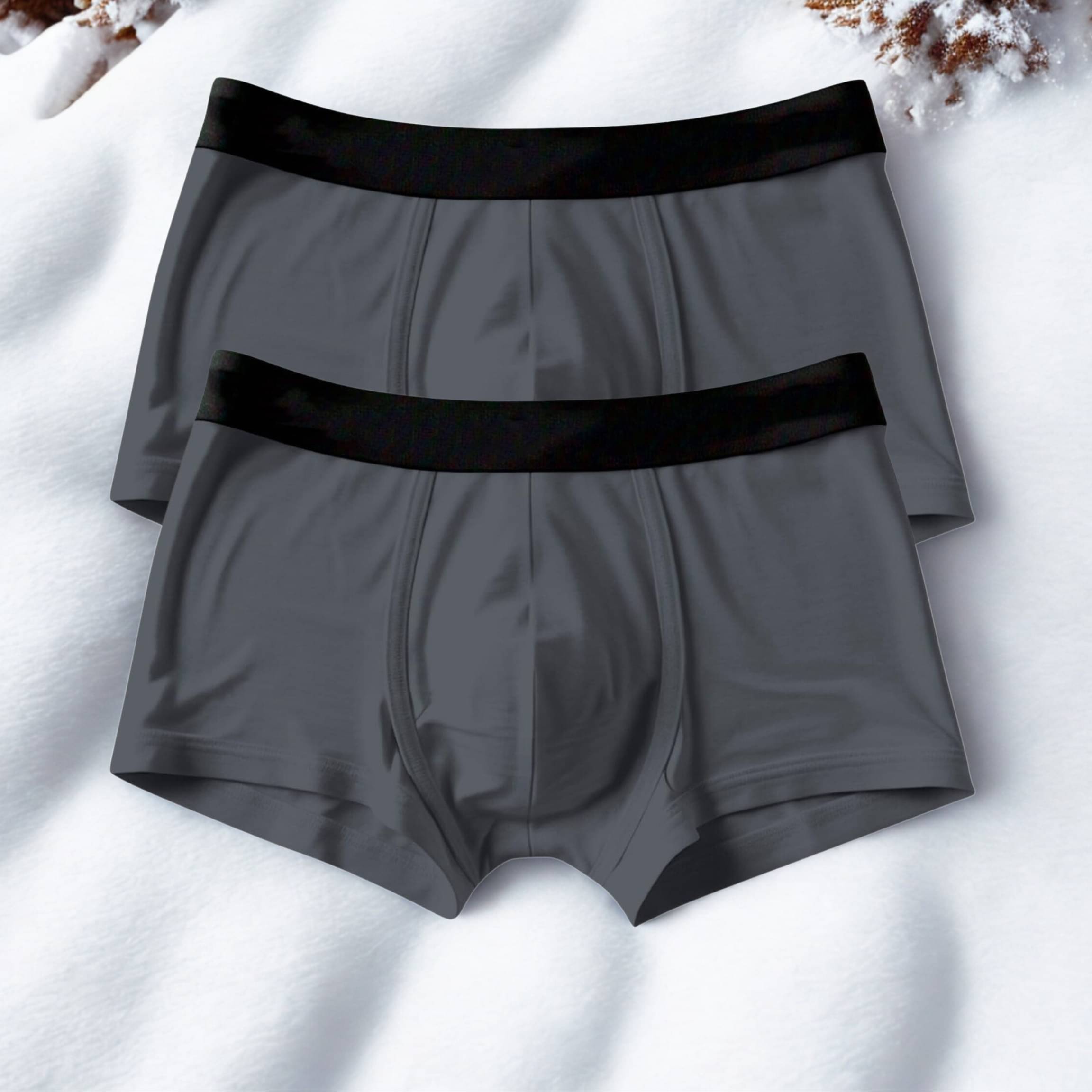 Albatross in Highsky Pack of 2 Cotton Blend Trunks For Men's ( Grey ) Albatross in Highsky Pack of 2 Cotton Blend Trunks For Men's ( Grey )