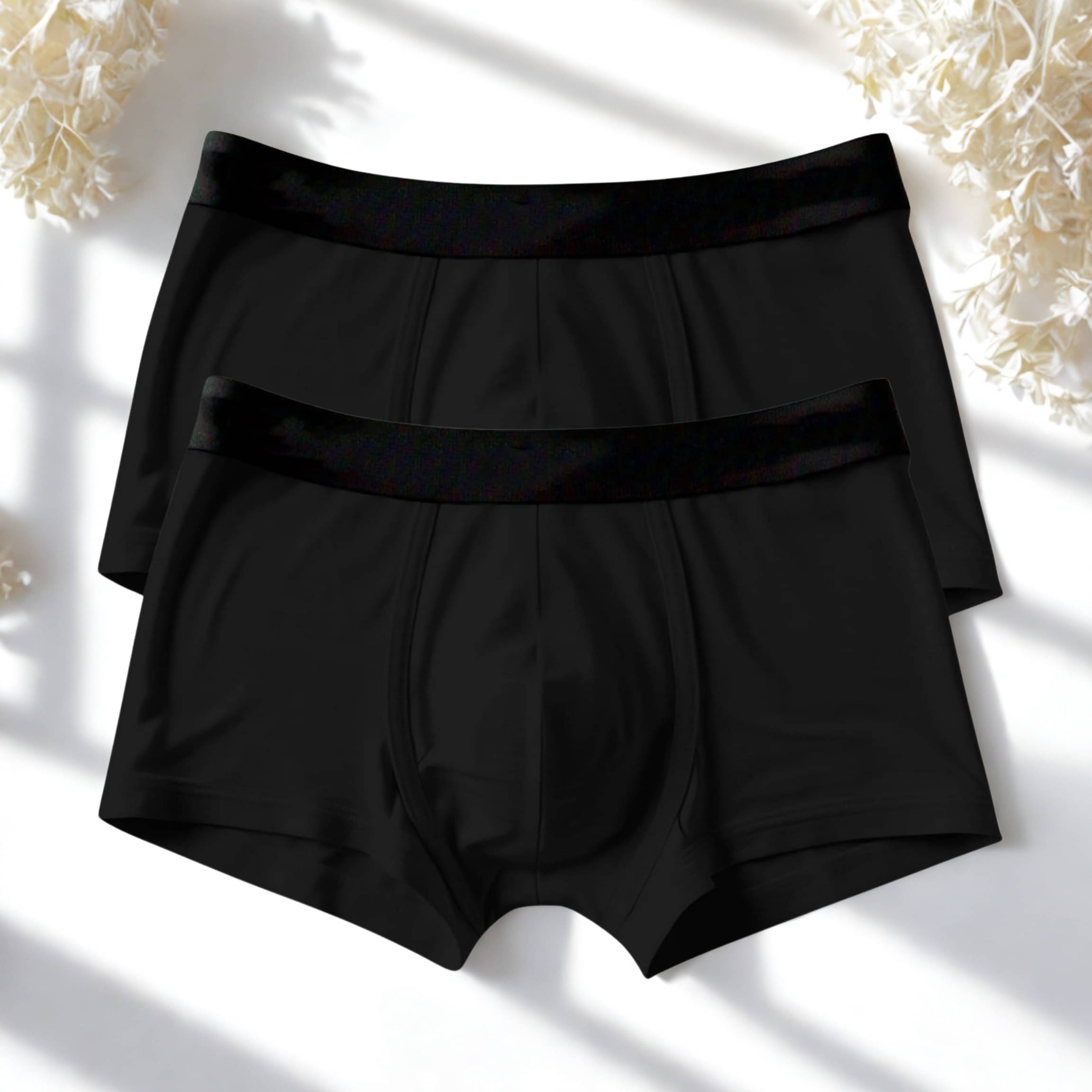 Albatross in Highsky Pack of 2 Cotton Blend Trunks For Men's ( Black )     			Albatross in Highsky Pack of 2 Cotton Blend Trunks For Men's ( Black )