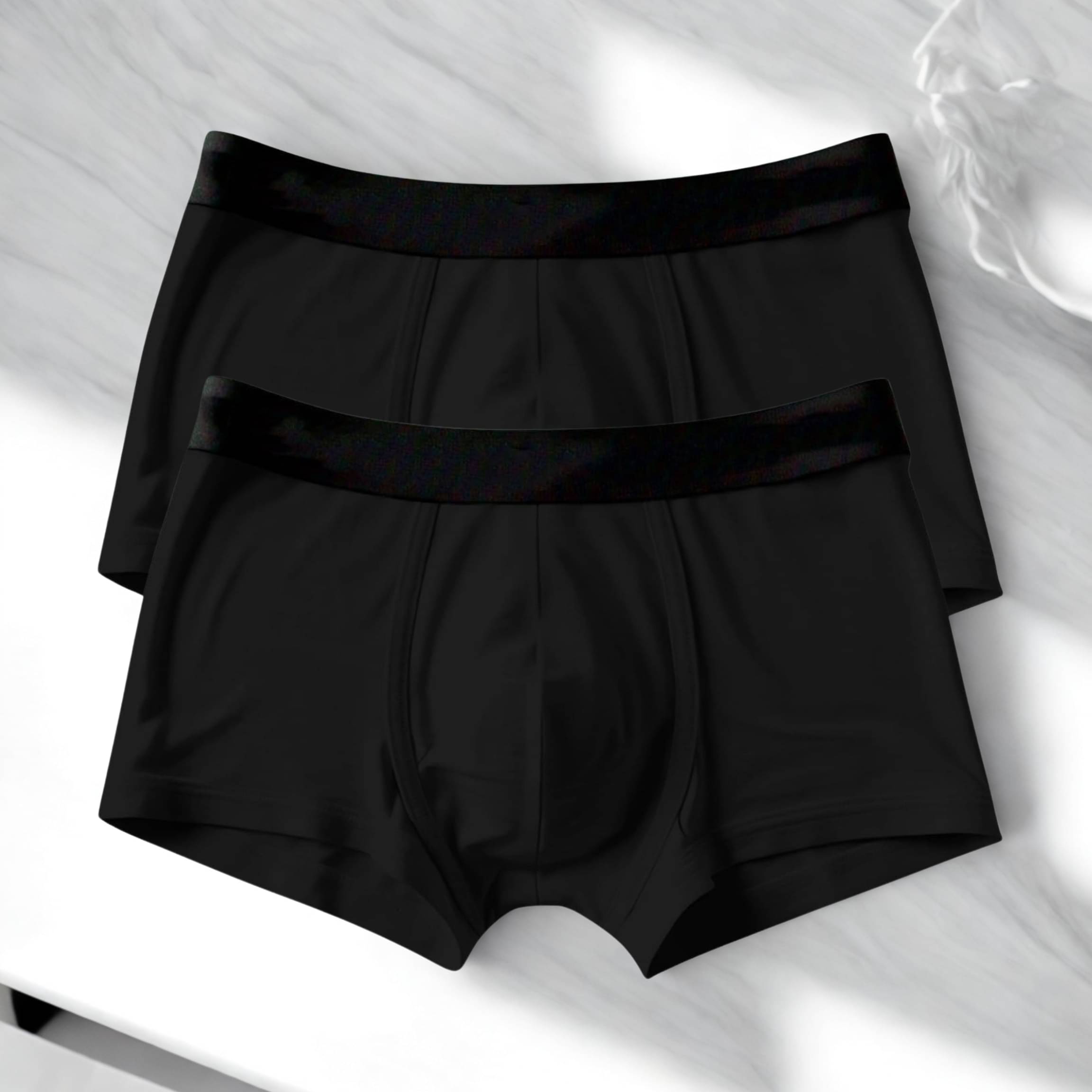 Albatross in Highsky Pack of 2 Cotton Blend Trunks For Men's ( Black ) Albatross in Highsky Pack of 2 Cotton Blend Trunks For Men's ( Black )
