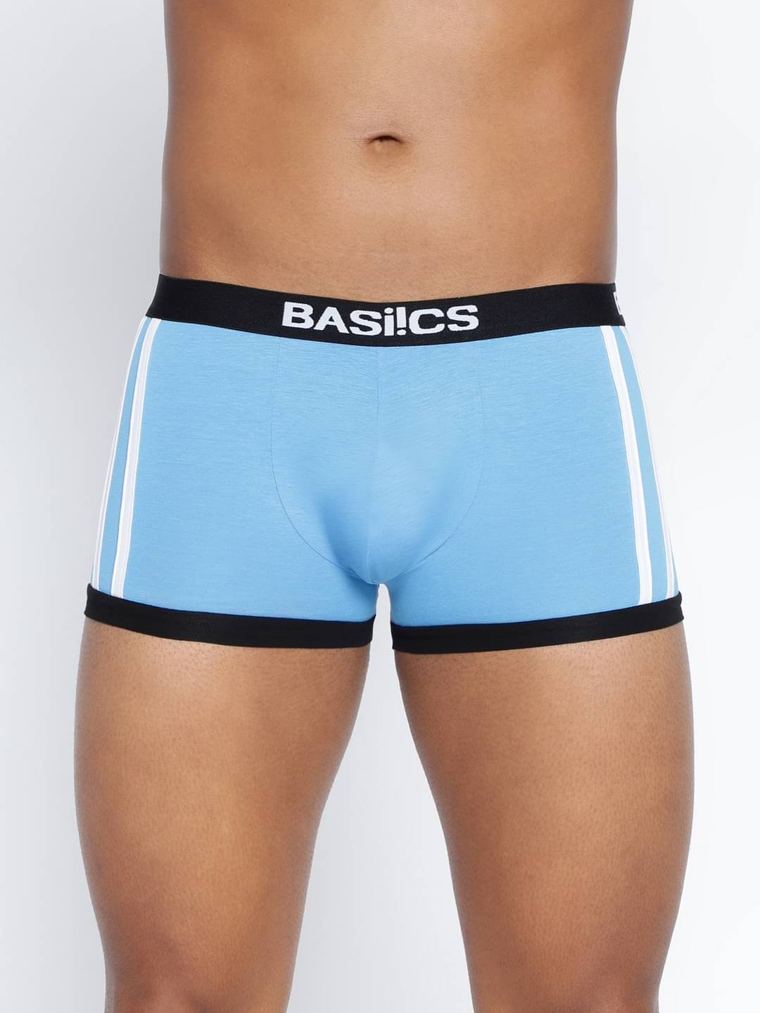 BASIICS By La Intimo Pack of 1 Cotton Blend Trunks For Men's ( Blue ) BASIICS By La Intimo Pack of 1 Cotton Blend Trunks For Men's ( Blue )