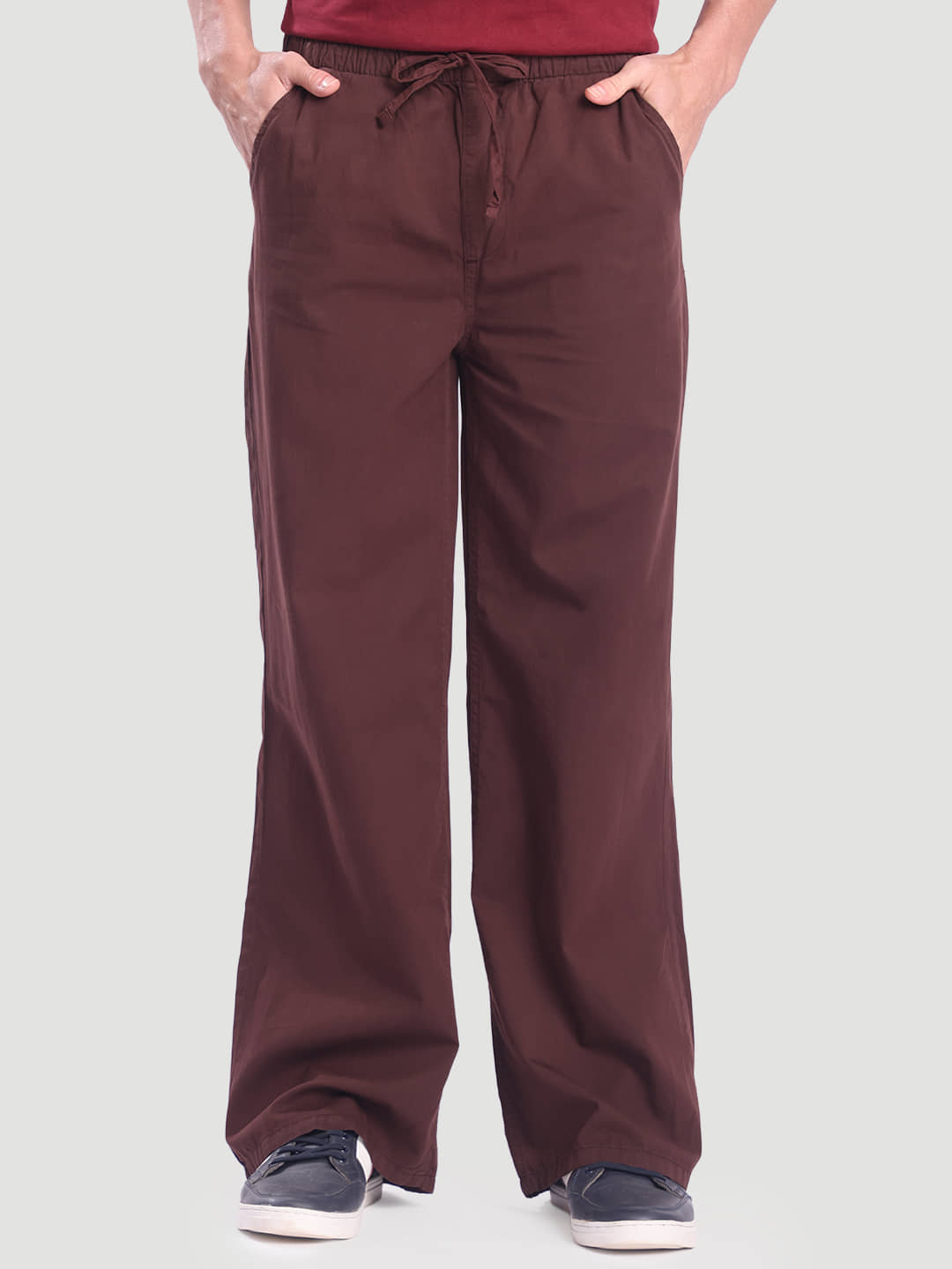 Bene Kleed Baggy Men's Cargos - Brown ( Pack of 1 ) - Trousers | Buy online on ZillyBuy