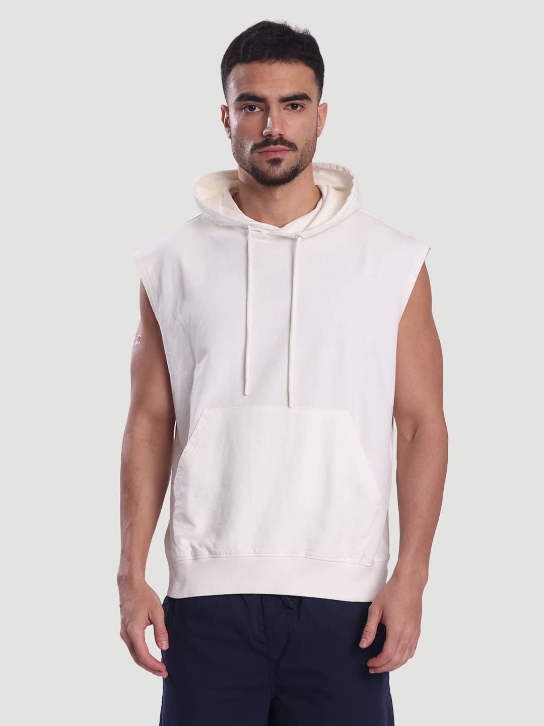 Bene Kleed Cotton Hooded Men's Sweatshirt - Off White ( Pack of 1 ) Bene Kleed Cotton Hooded Men's Sweatshirt - Off White ( Pack of 1 )