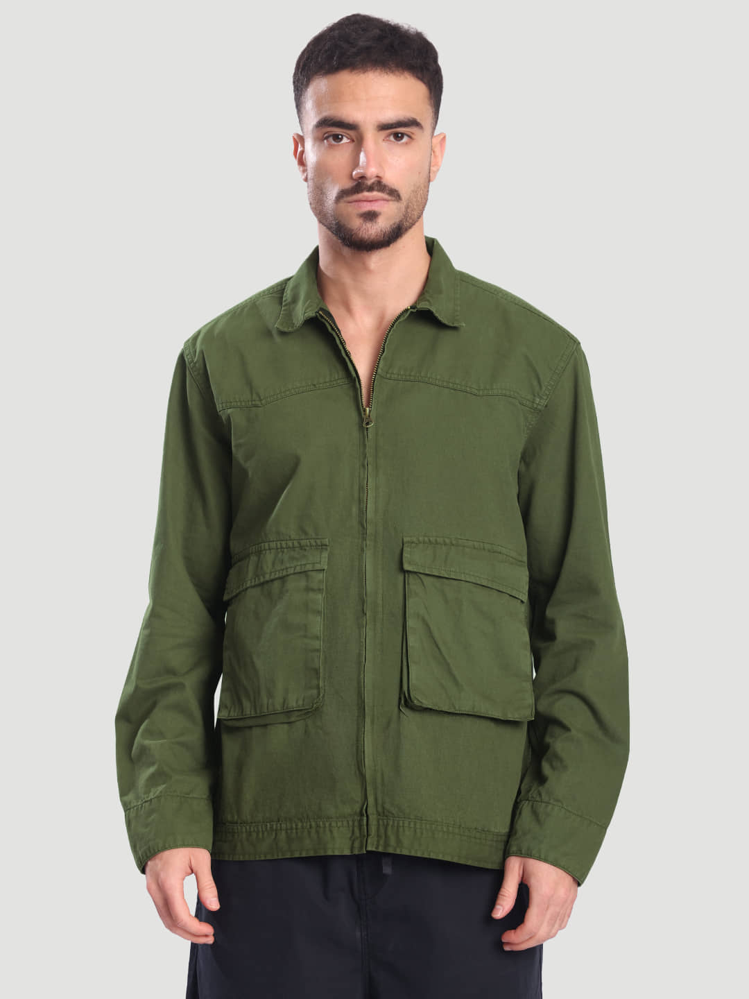 Bene Kleed Cotton Men's Casual Jacket - Olive ( Pack of 1 ) - Jackets & Coats | Buy online on ZillyBuy