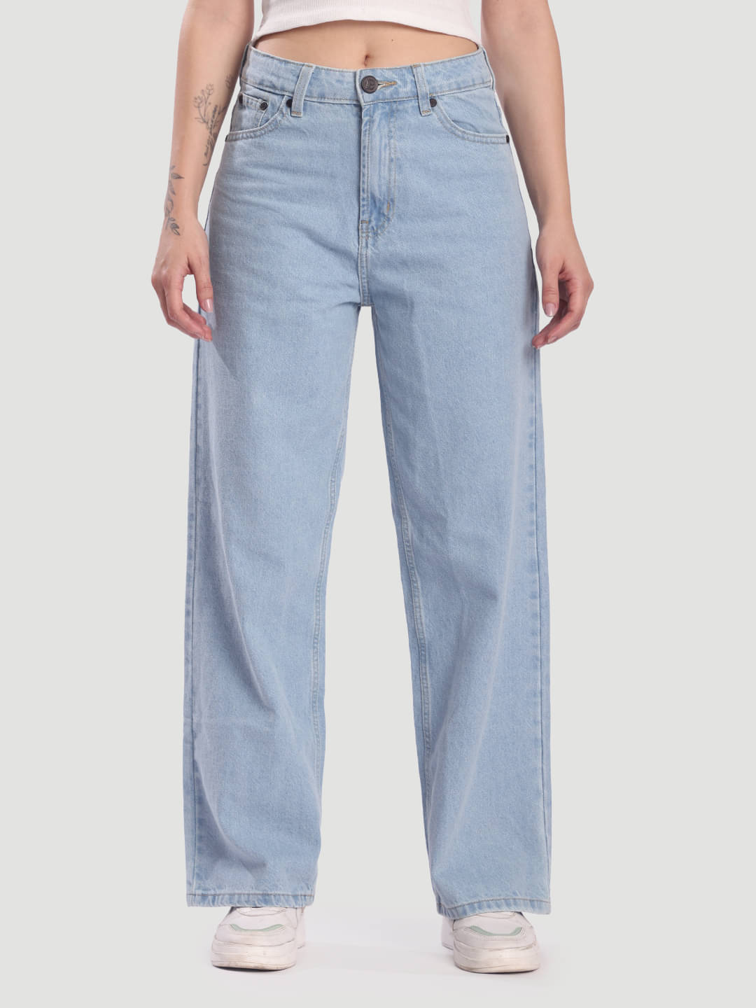     			Bene Kleed Women's Relaxed Fit High-Rise Jeans ( Blue )
