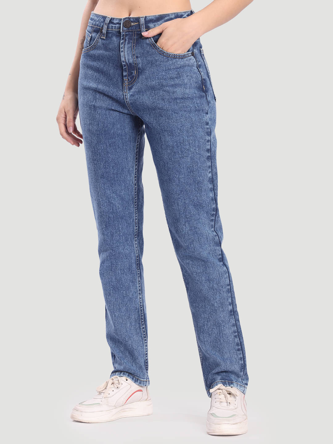    			Bene Kleed Women's Slim Fit Mid-Rise Jeans ( Blue )