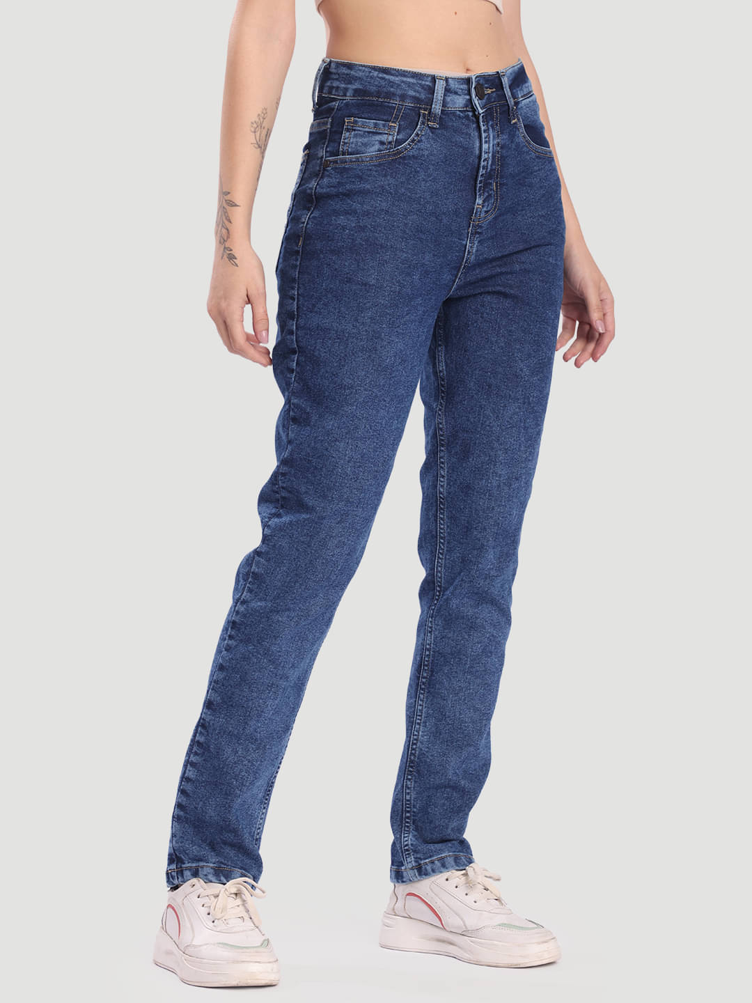     			Bene Kleed Women's Slim Fit Mid-Rise Jeans ( Blue )