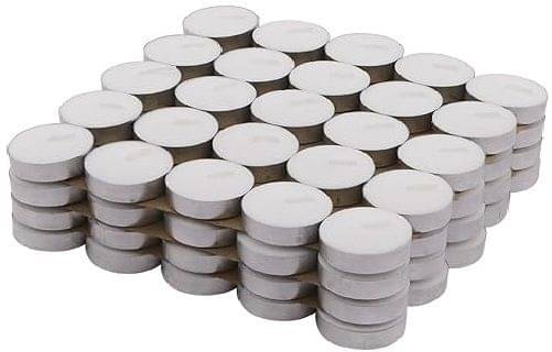     			FASHION BIZZ Silver LED Tea Light Candle 5 cm ( Pack of 100 )