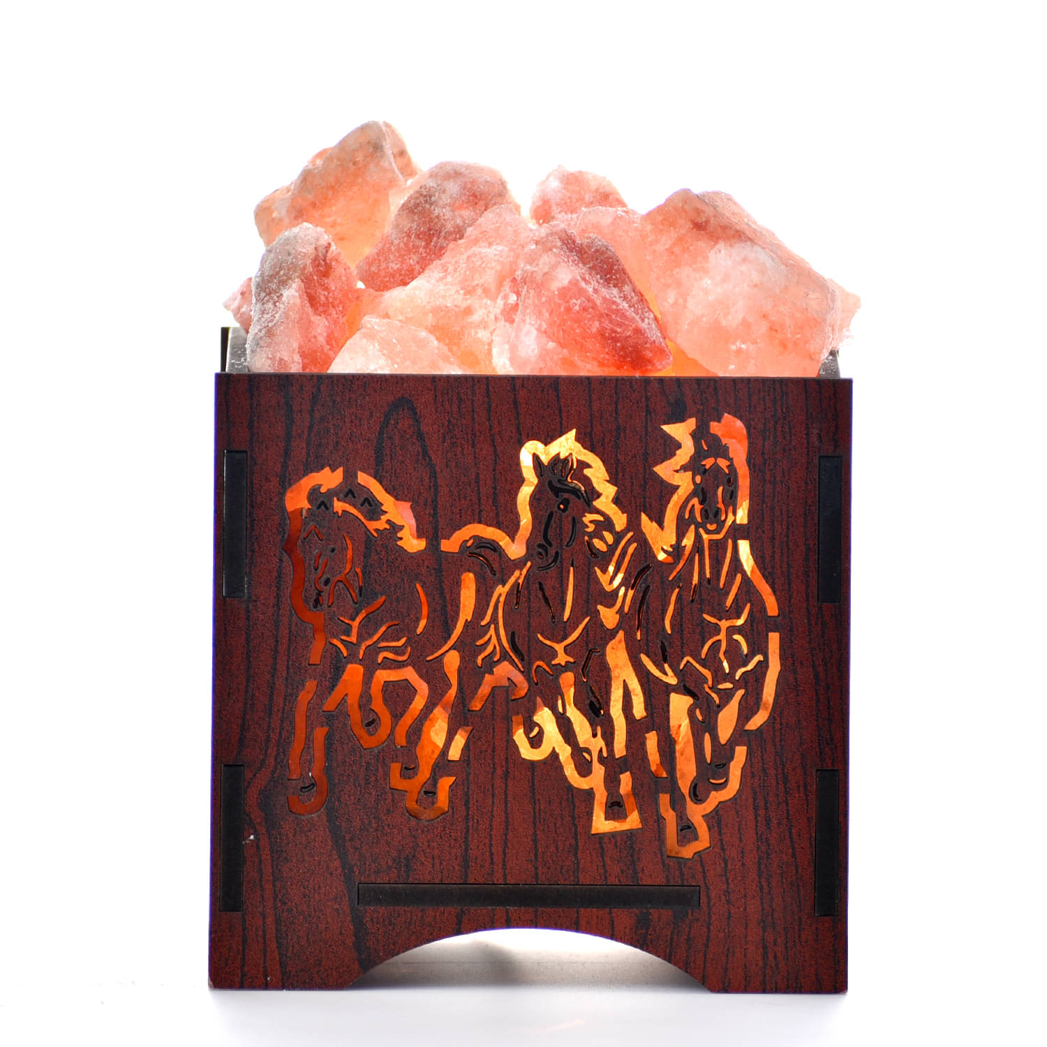 GLOBAL AROMA Orange Himalayan Salt Table Lamp ( Pack of 1 ) GLOBAL AROMA Orange Himalayan Salt Table Lamp ( Pack of 1 )
