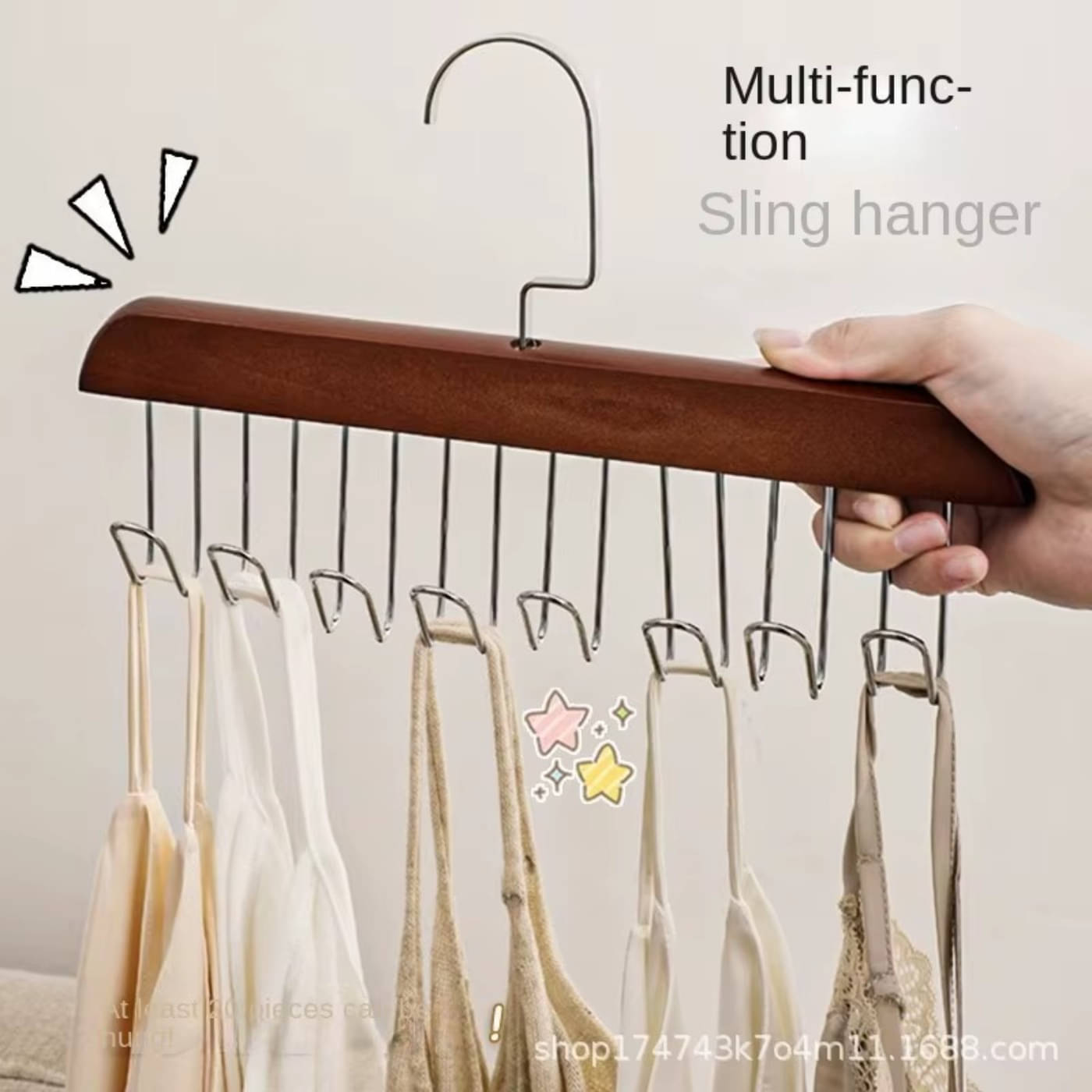 Multipurpose Wooden Hanger | Belt and Tie Rack | Closet Organizer for Scarves, Jewelry, Accessories & Daily Essentials, Wooden Hanger, hanging hook, hanger clothing, hanger cloth, hanging clothing Multipurpose Wooden Hanger | Belt and Tie Rack | Closet Organizer for Scarves, Jewelry, Accessories & Daily Essentials, Wooden Hanger, hanging hook, hanger clothing, hanger cloth, hanging clothing