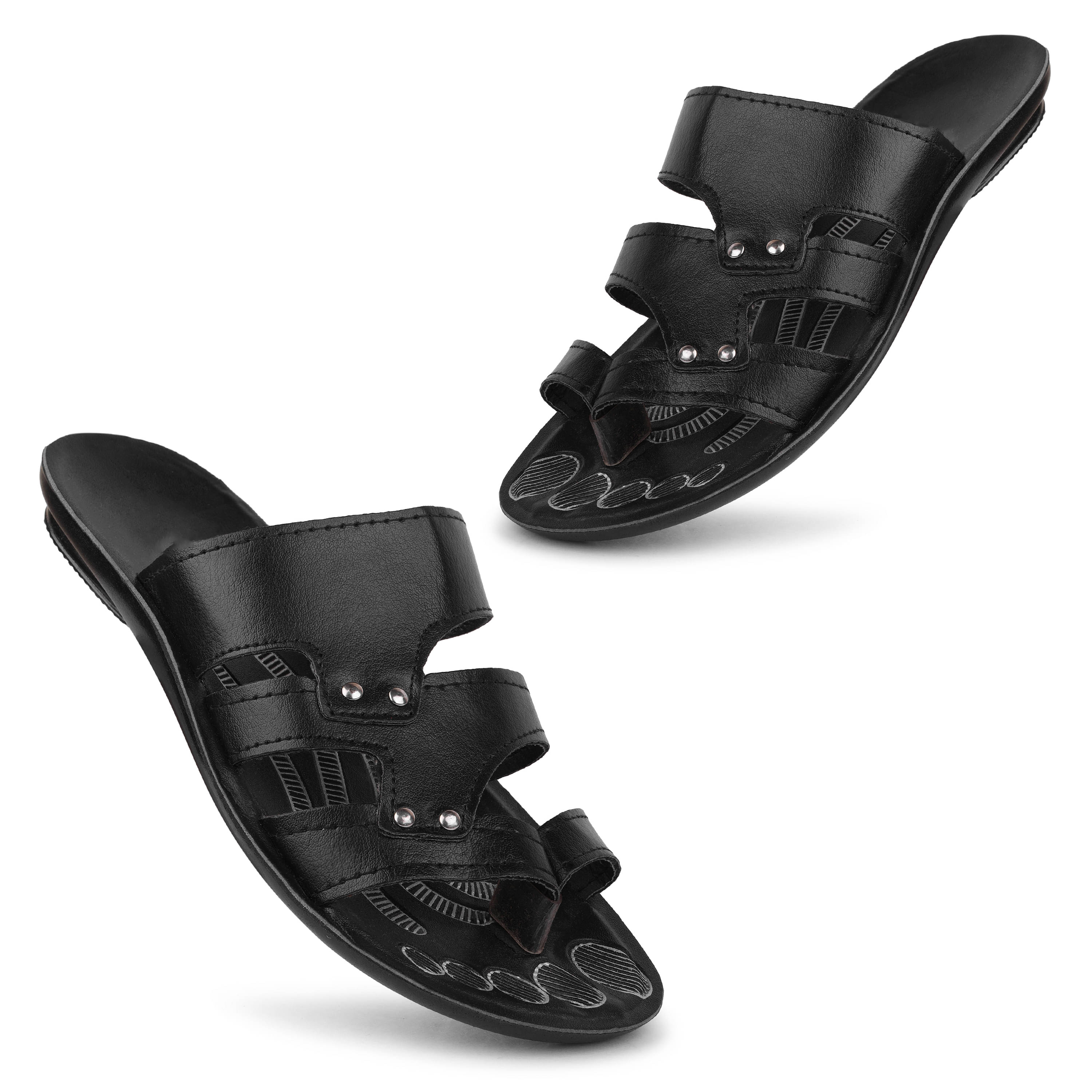     			PENNEN - Black Men's Sandals