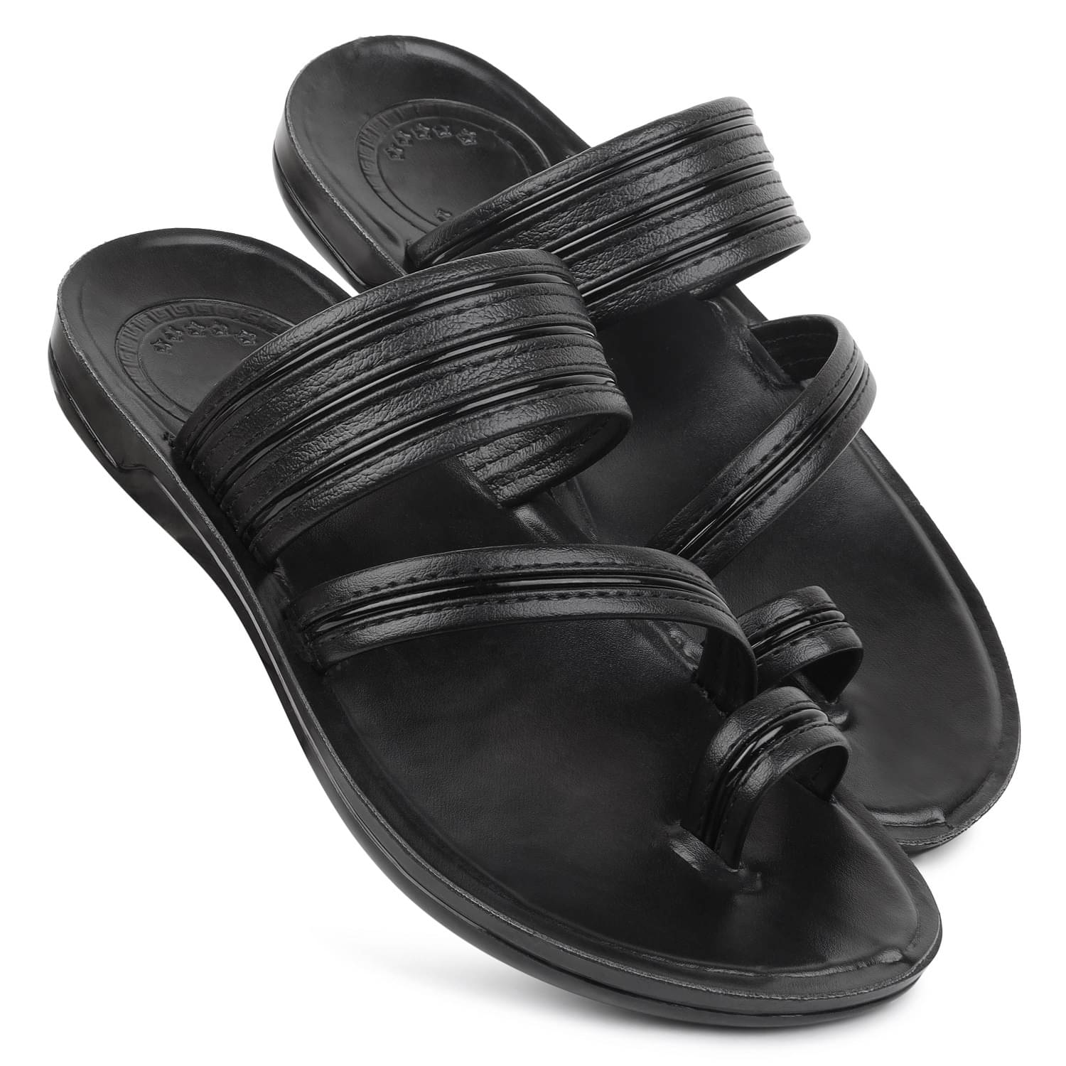     			PENNEN - Black Men's Sandals