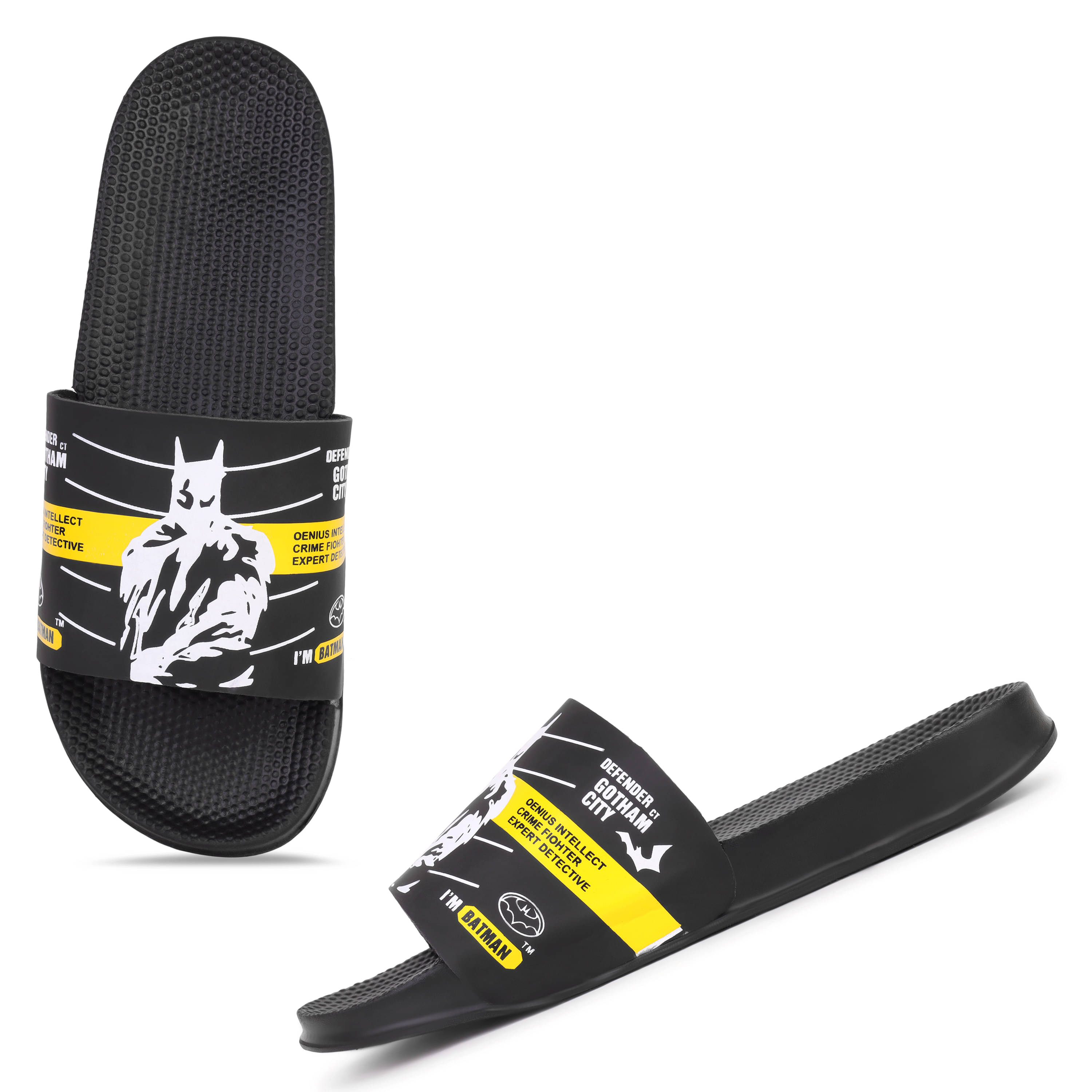     			PENNEN Black Men's Slide Flip Flop