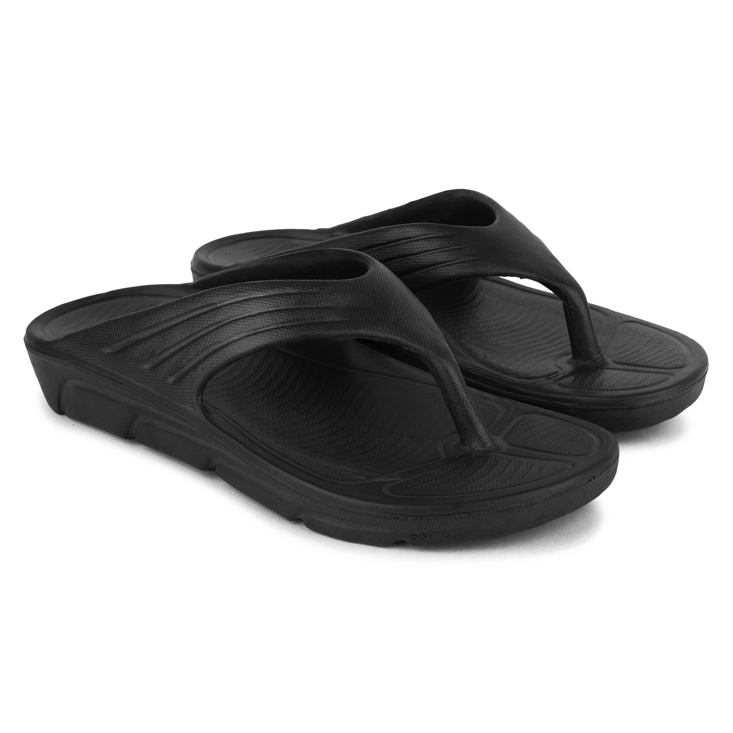     			PENNEN Black Men's Thong Flip Flop