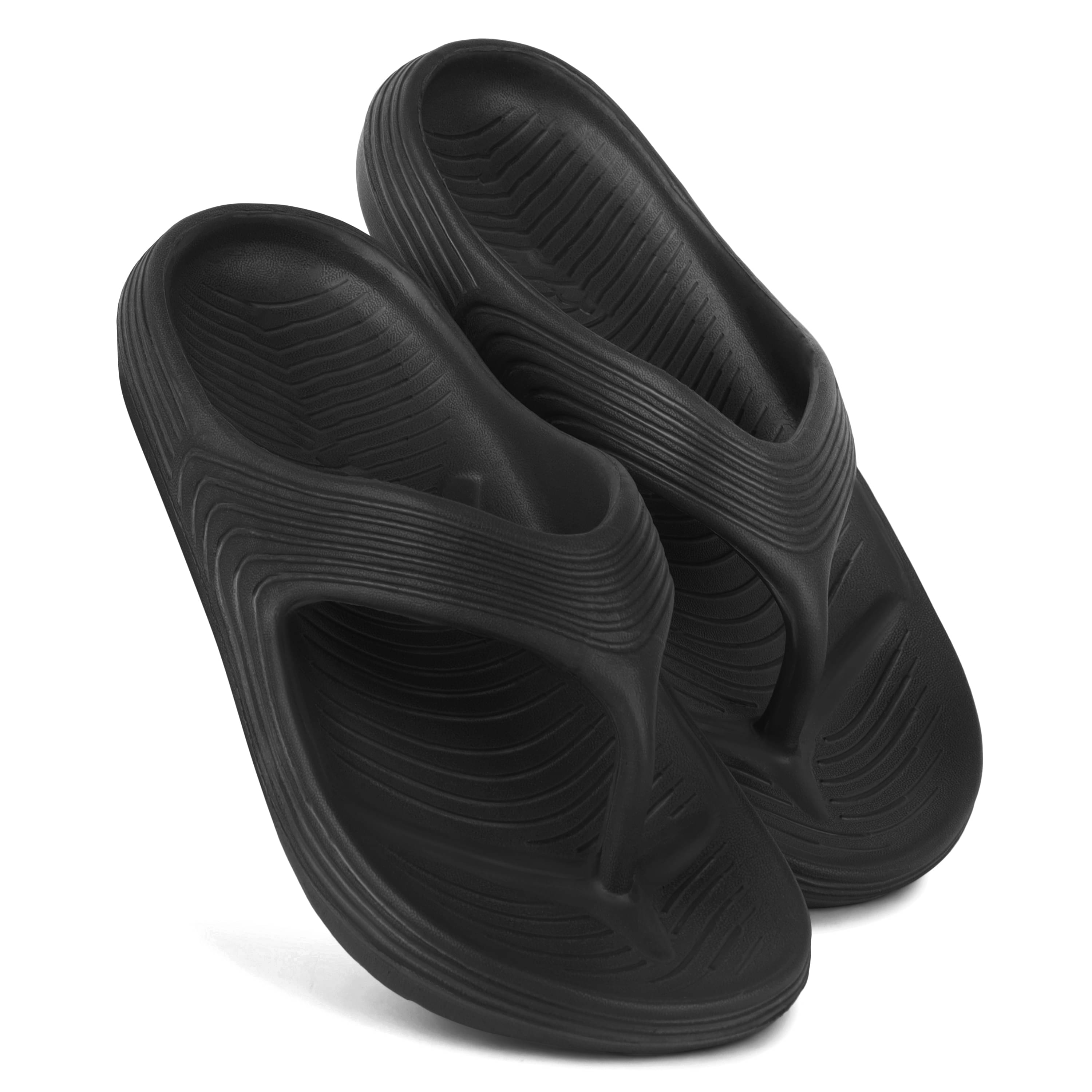     			PENNEN Black Men's Thong Flip Flop