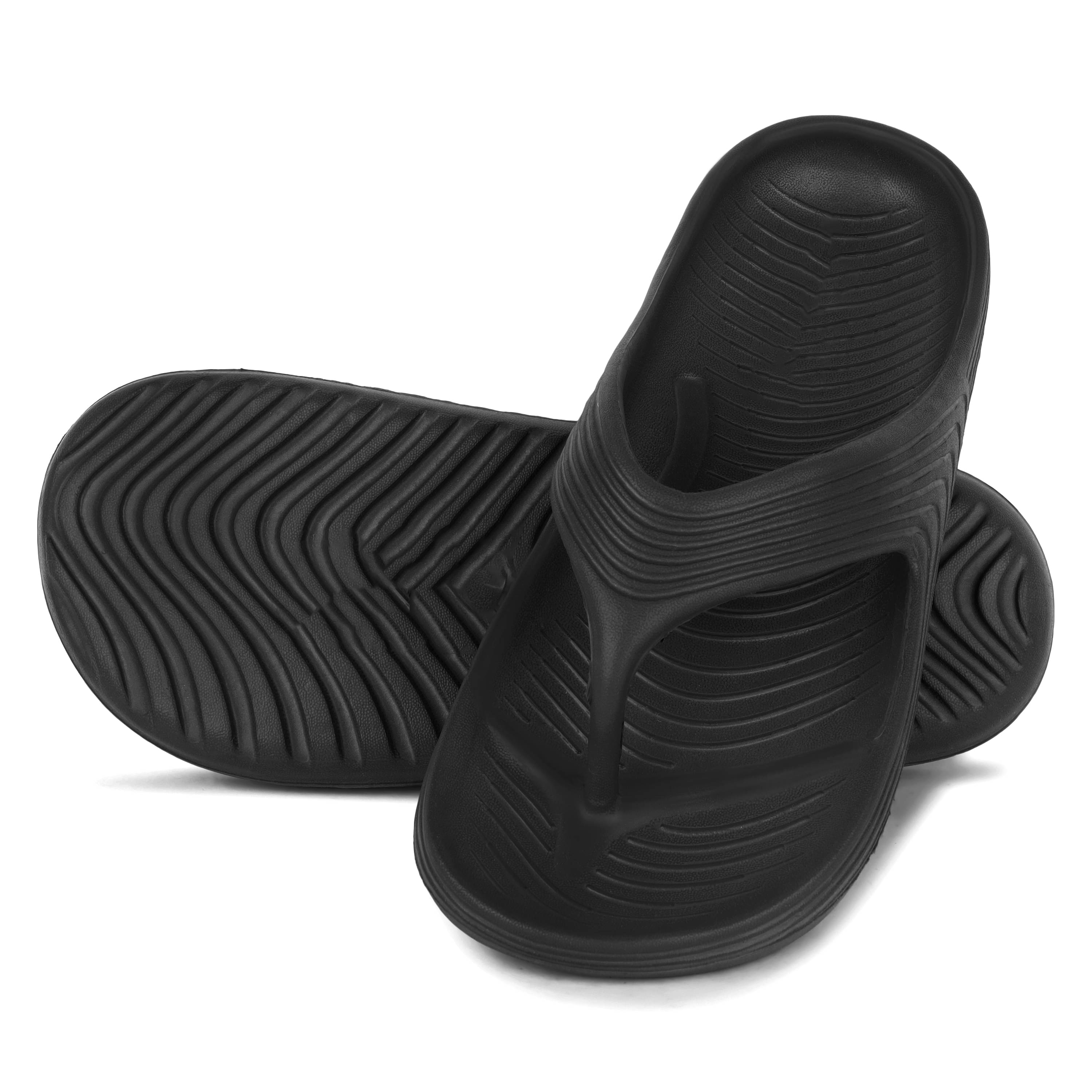     			PENNEN Black Men's Thong Flip Flop