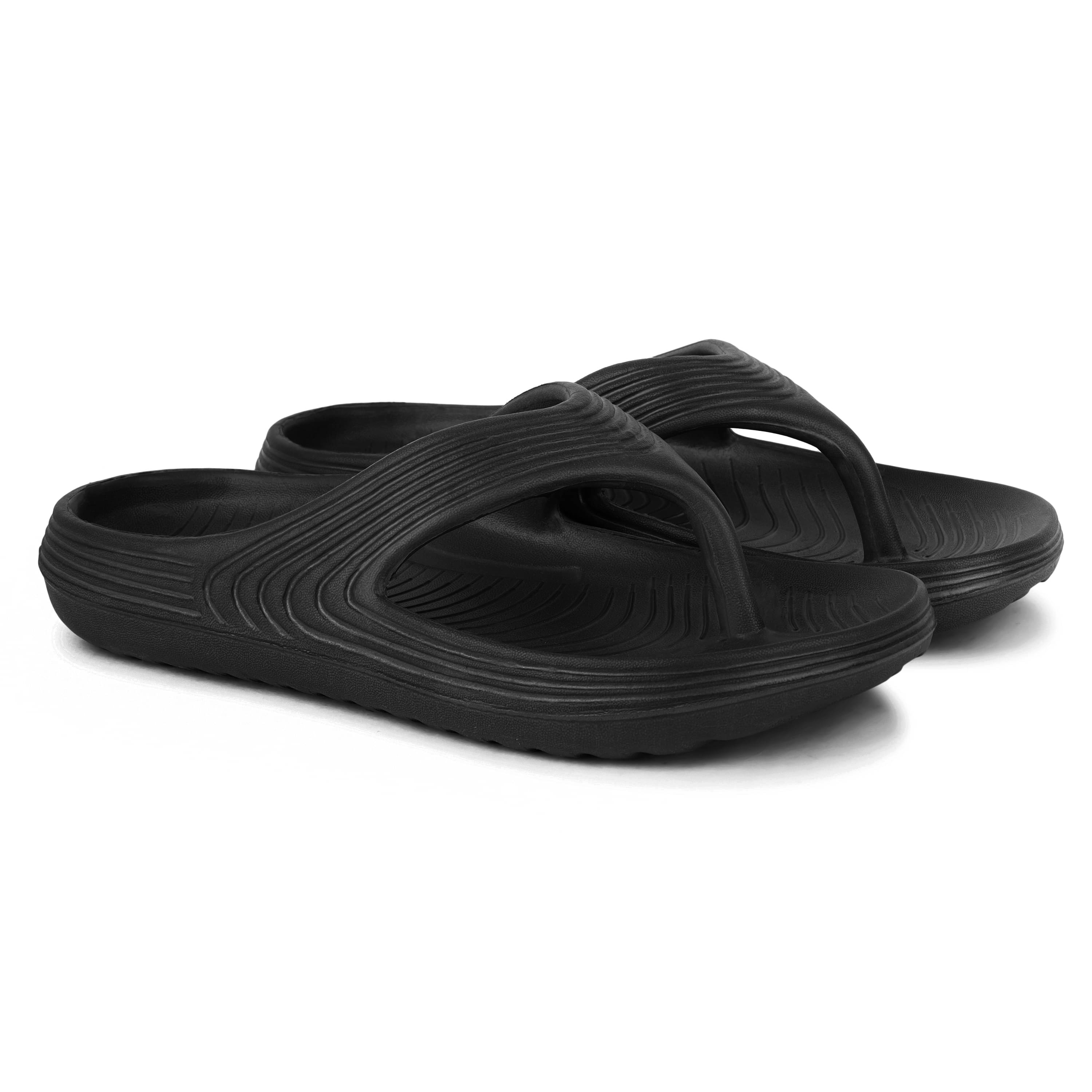     			PENNEN Black Men's Thong Flip Flop