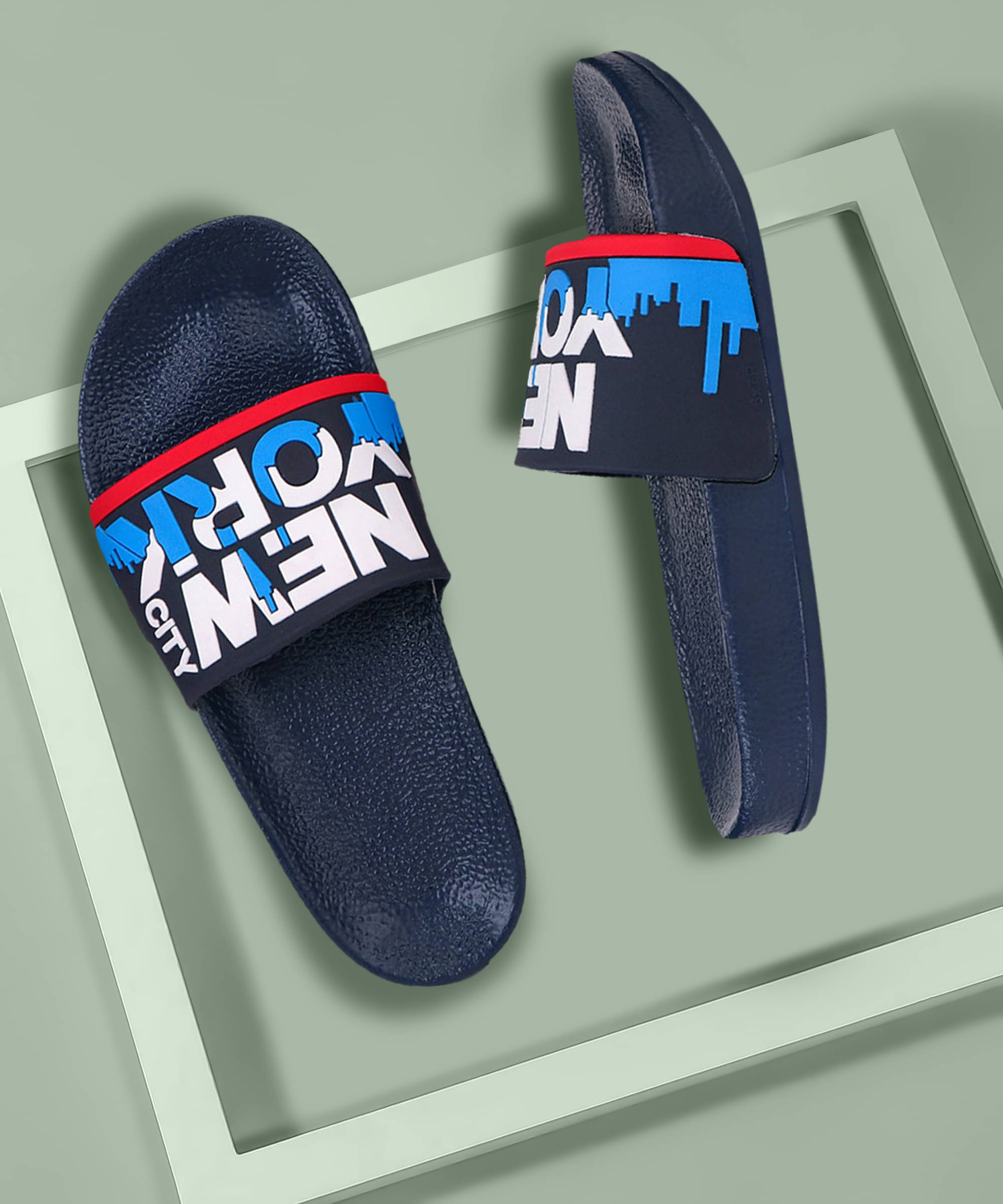     			PENNEN Blue Men's Daily Slipper