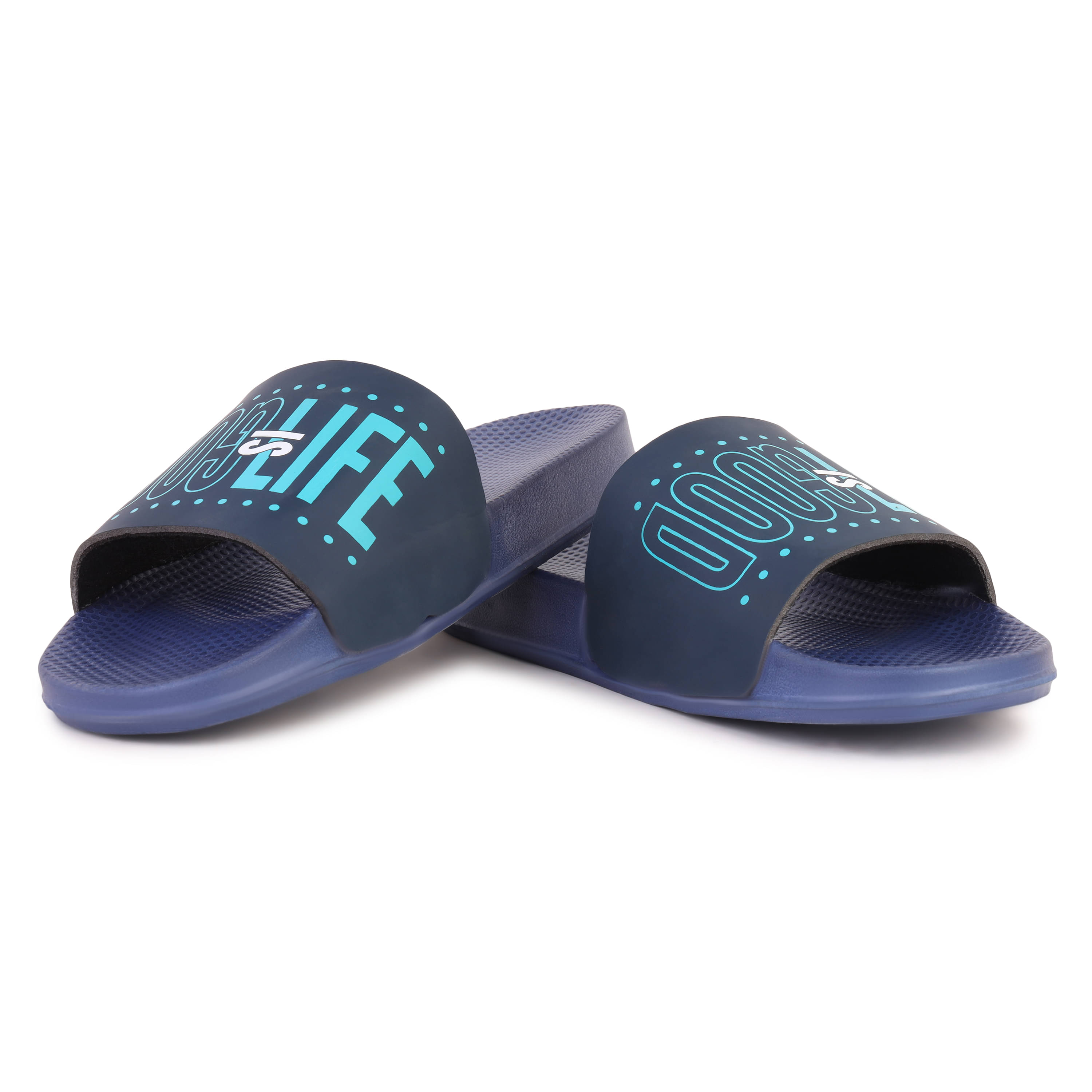     			PENNEN Blue Men's Slide Flip Flop