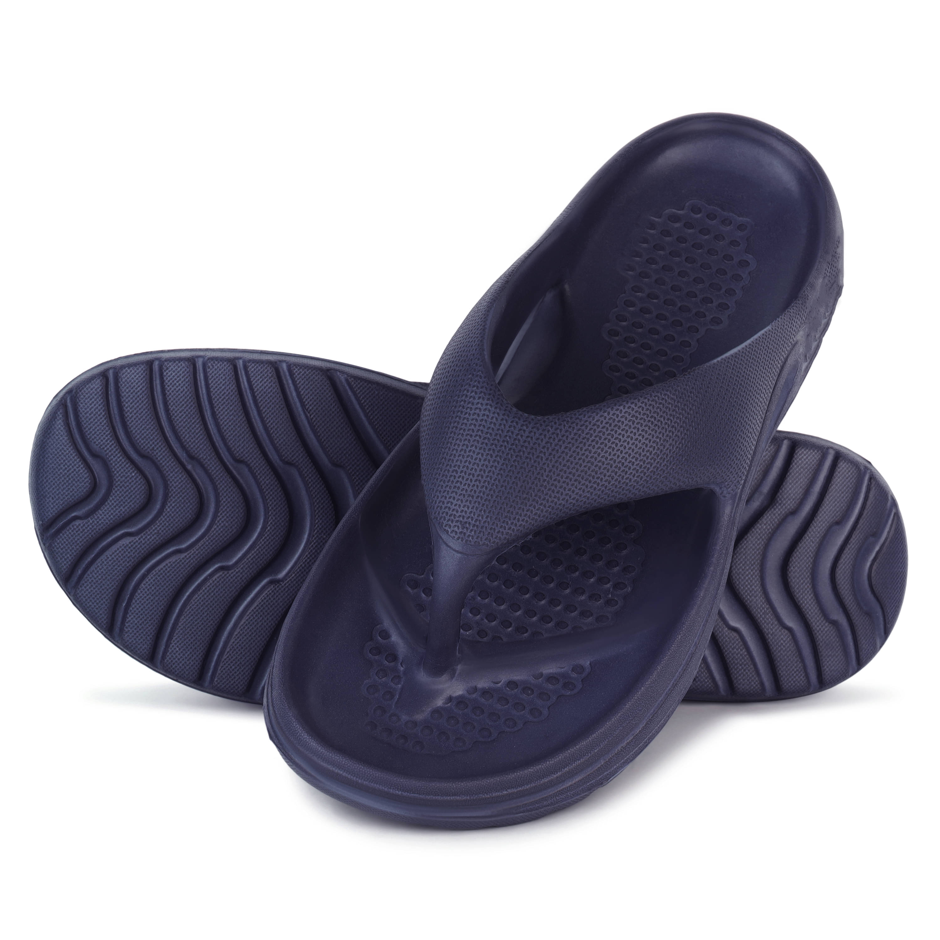     			PENNEN Blue Men's Thong Flip Flop