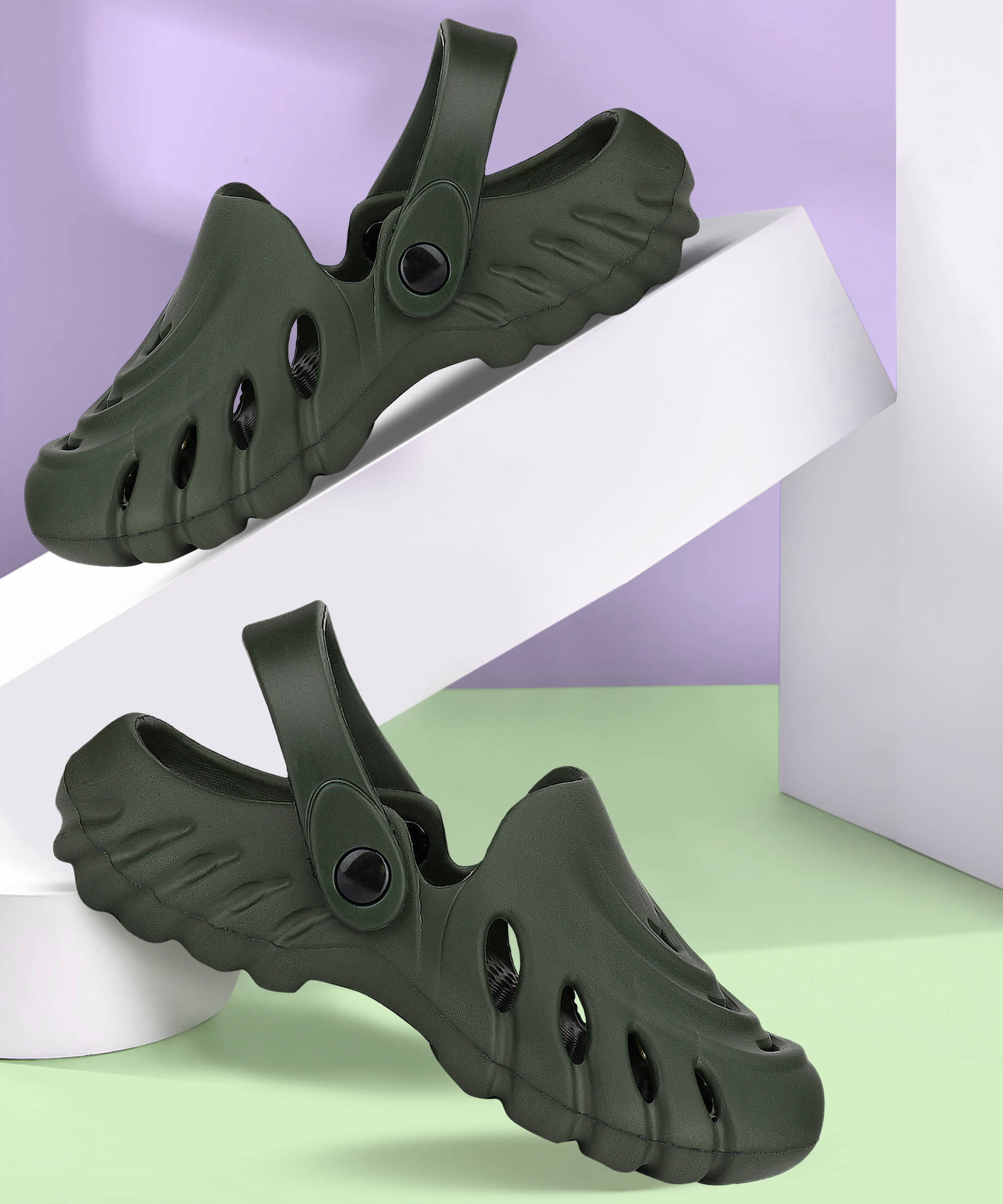     			PENNEN - Green Men's Sandals