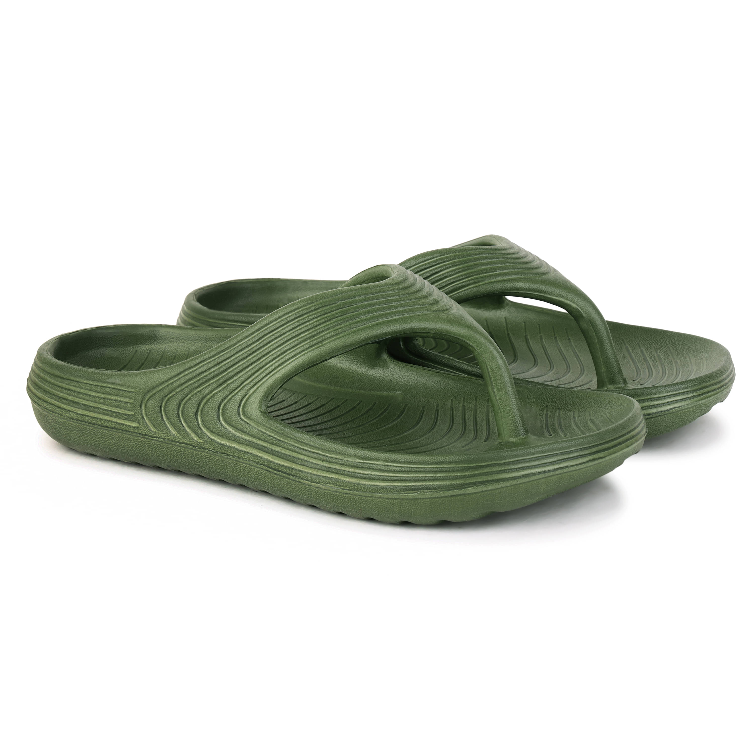    			PENNEN Green Men's Thong Flip Flop