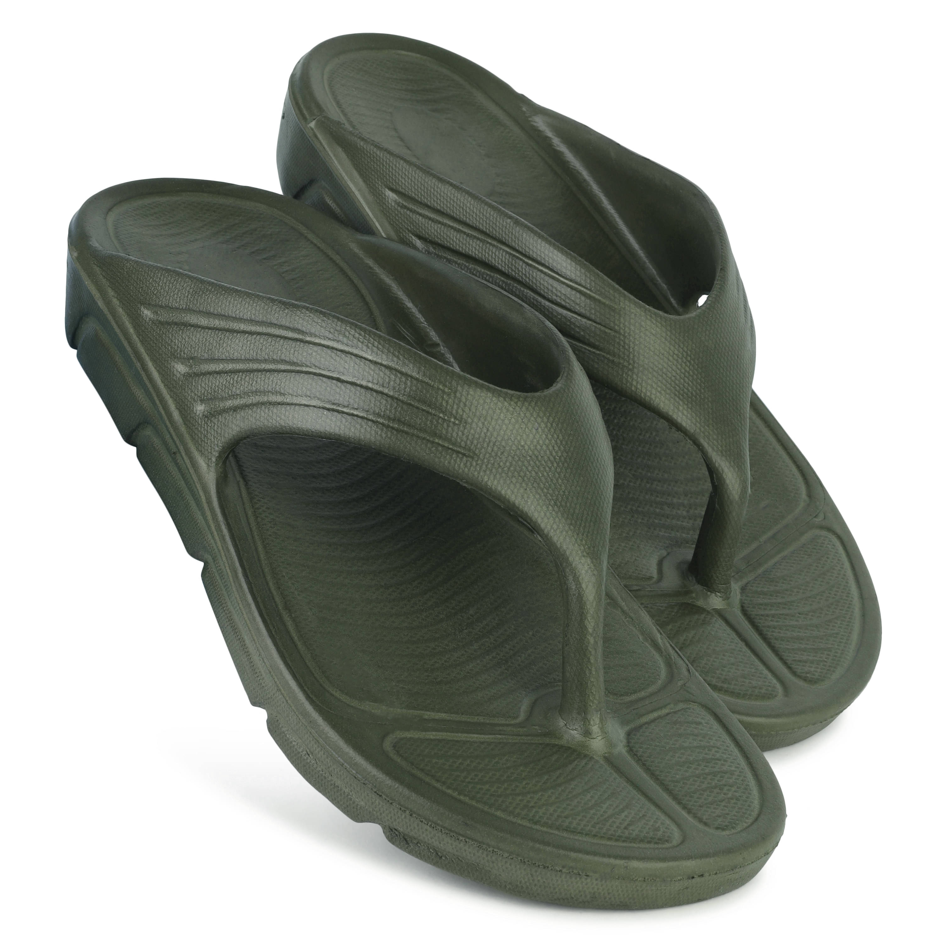     			PENNEN Green Men's Thong Flip Flop