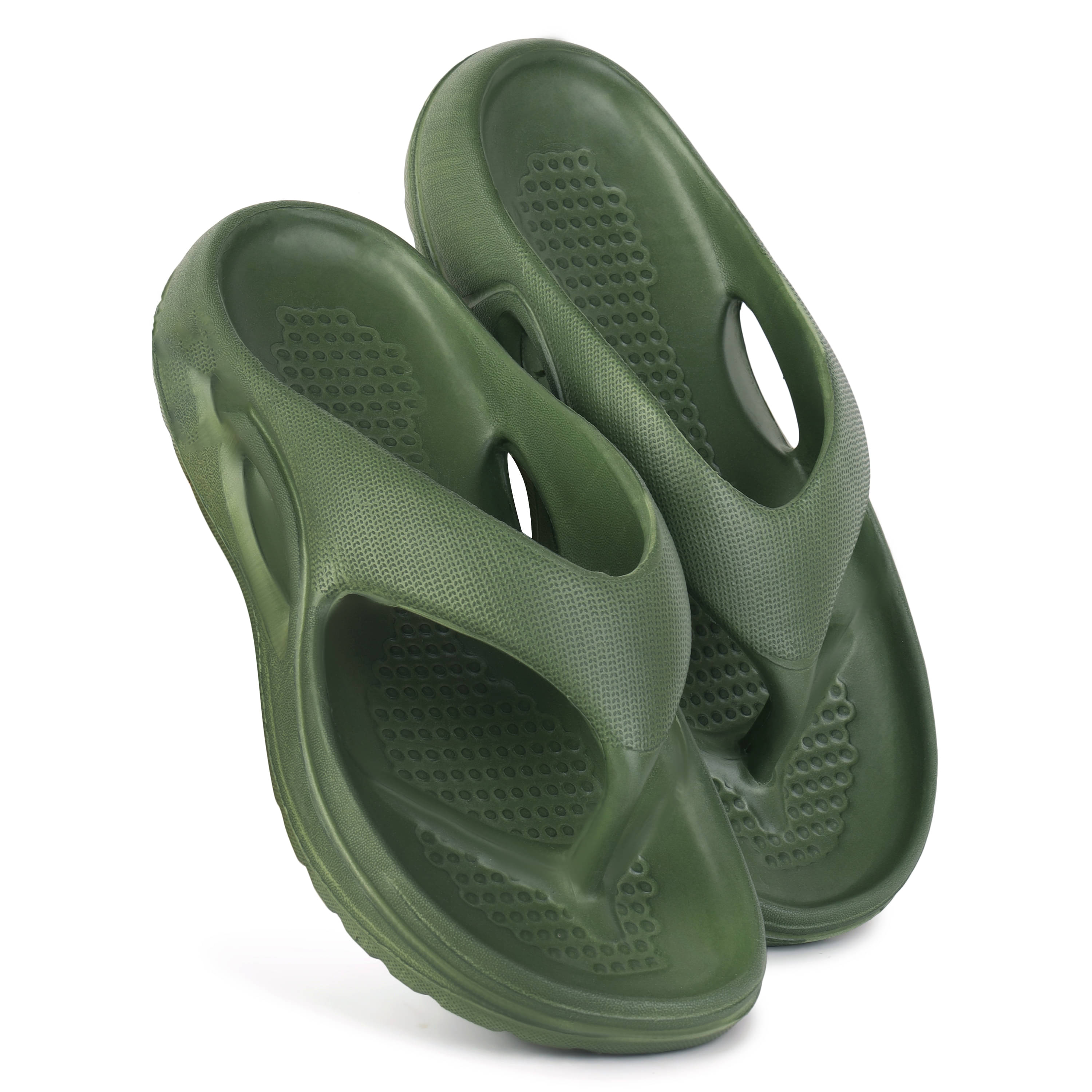     			PENNEN Green Men's Thong Flip Flop