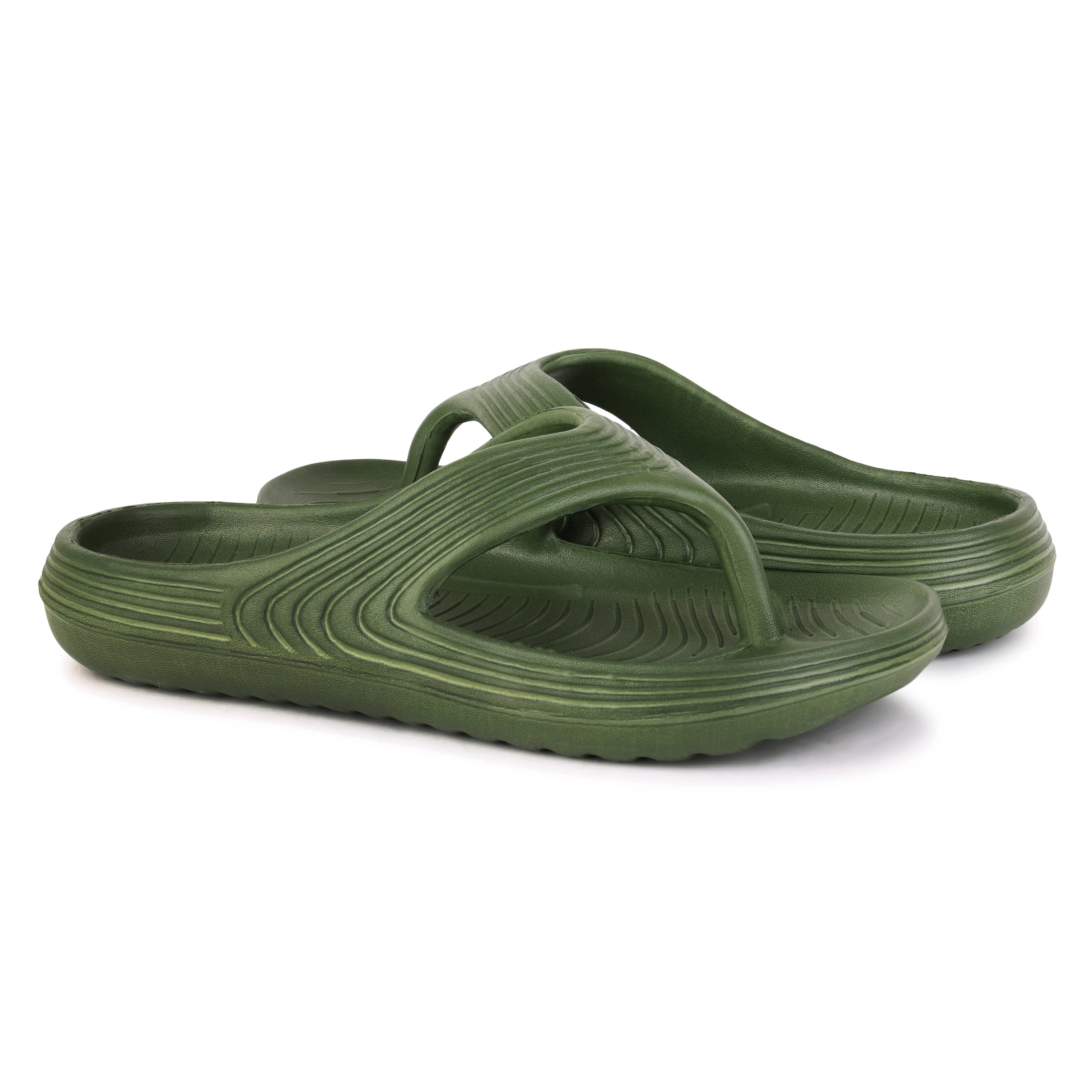     			PENNEN Green Men's Thong Flip Flop