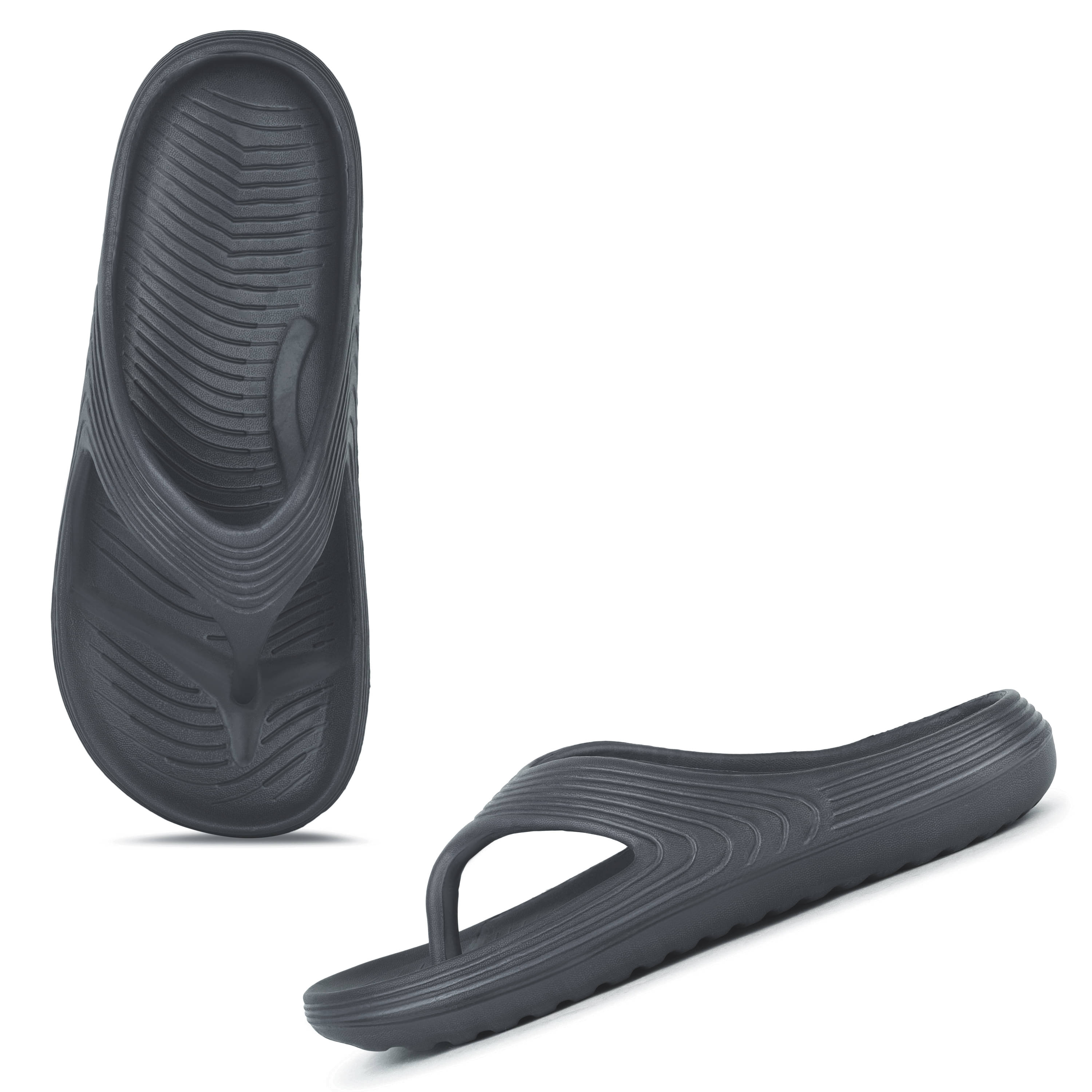     			PENNEN Grey Men's Thong Flip Flop