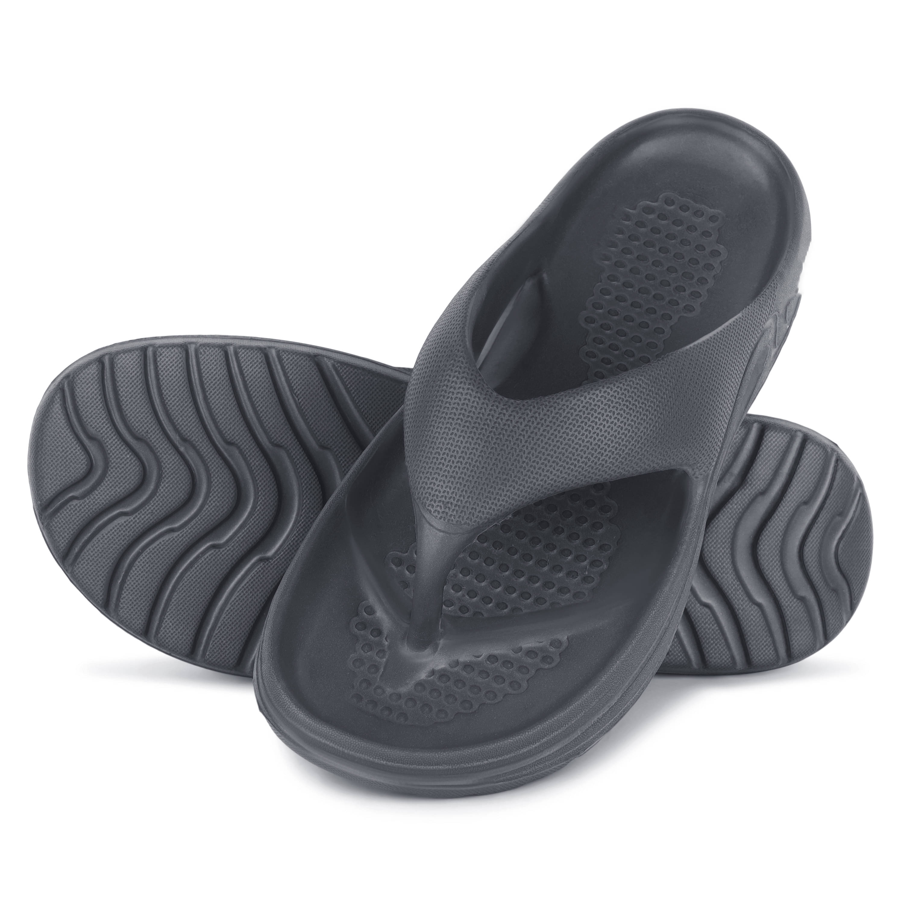     			PENNEN Grey Men's Thong Flip Flop